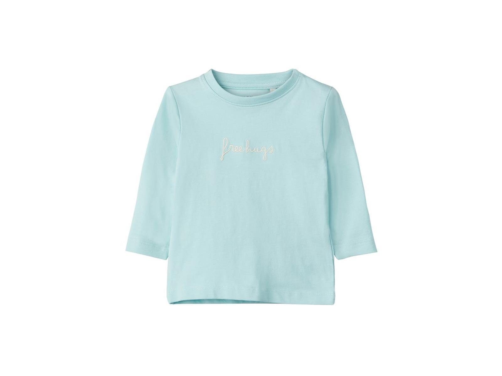 Name It Langarmshirt Baby Mädchen bestickt aus Baumwolle