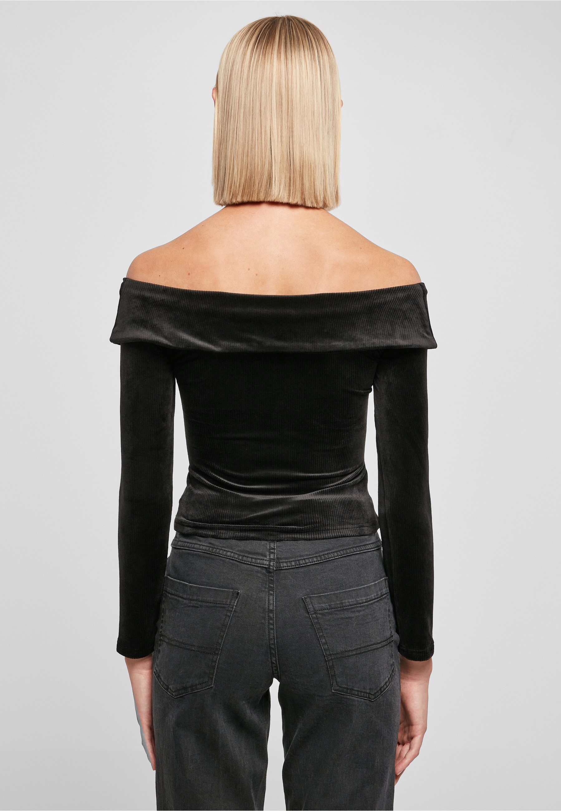 URBAN CLASSICS Langarmshirt Urban Classics Damen (1-tlg) – Bild 5 von 5