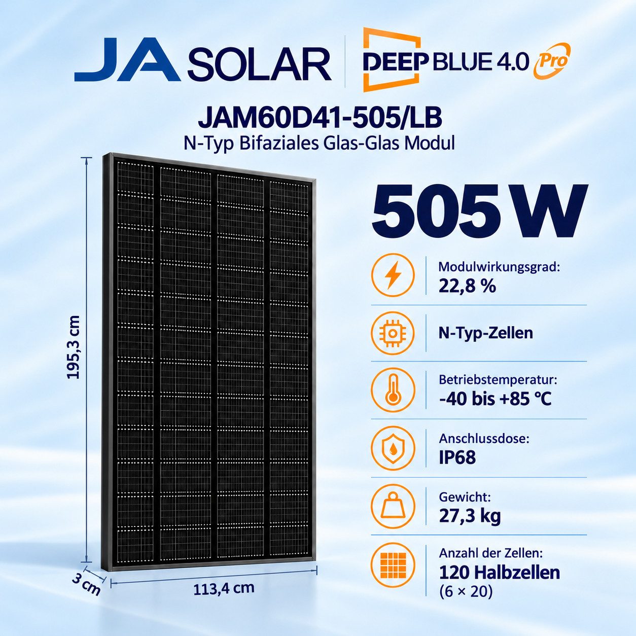 Anker Balkonkraftwerk Solix 2020W Photovoltaikanlage Komplettset mit Solarbank E1600 2 Pro, 800 W, (Set, 4-St., 4 × 505W Module+1 × Anker E1600 2 Pro +Ohne/mit  – Bild 5 von 5