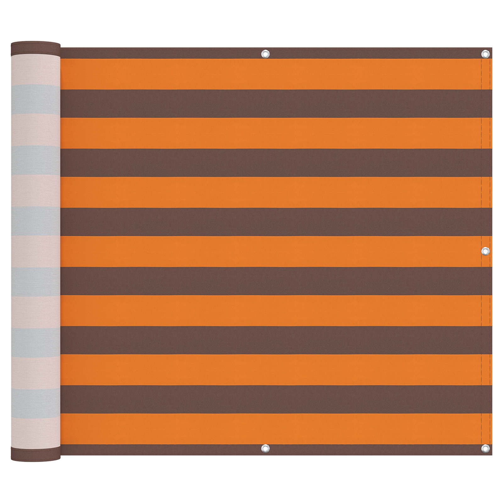 vidaXL Balkonsichtschutz Balkonsichtschutz 100 x 200 cm Oxford-Stoff Rechteckig (1-St)