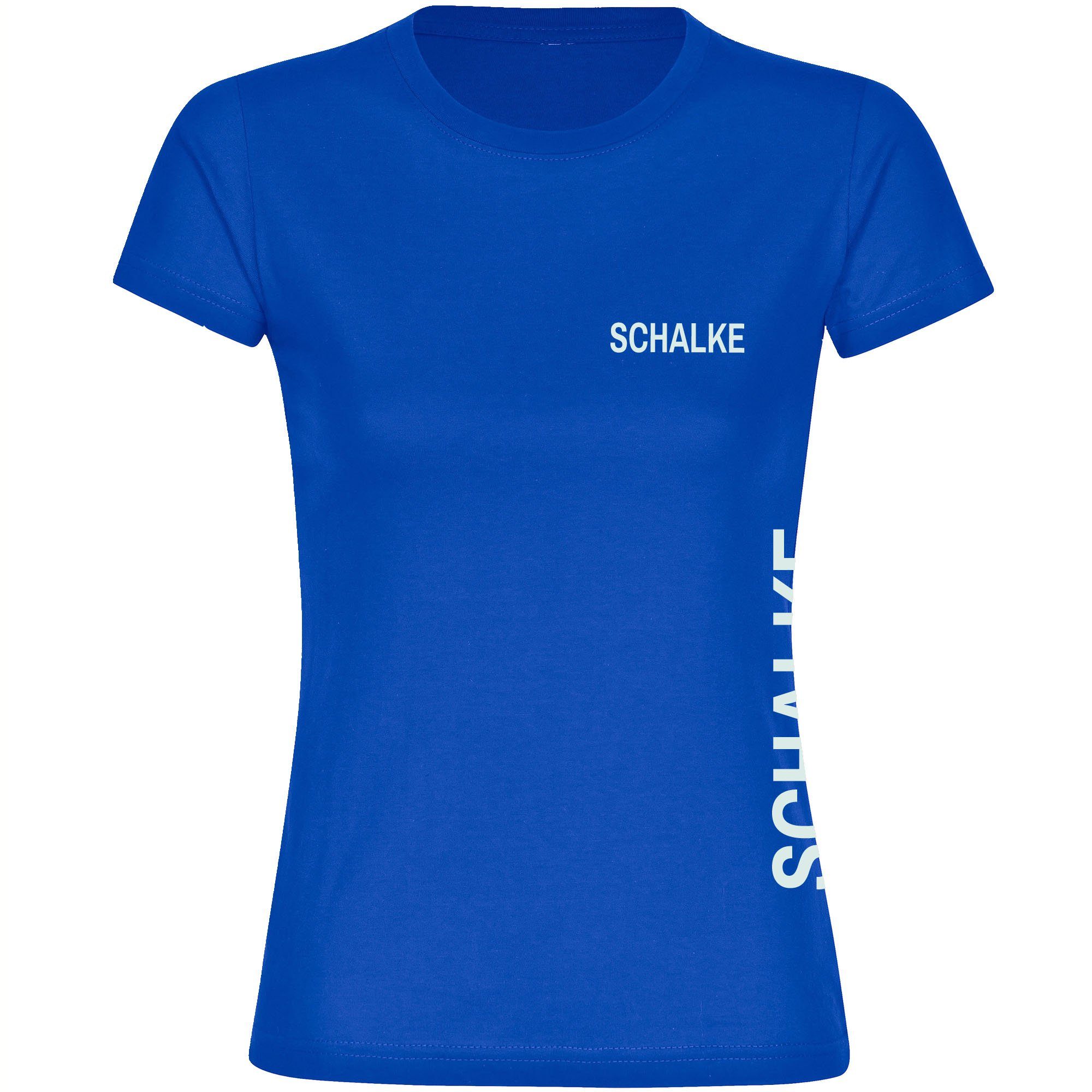 T-Shirt Damen Schalke - Brust & Seite - Frauen