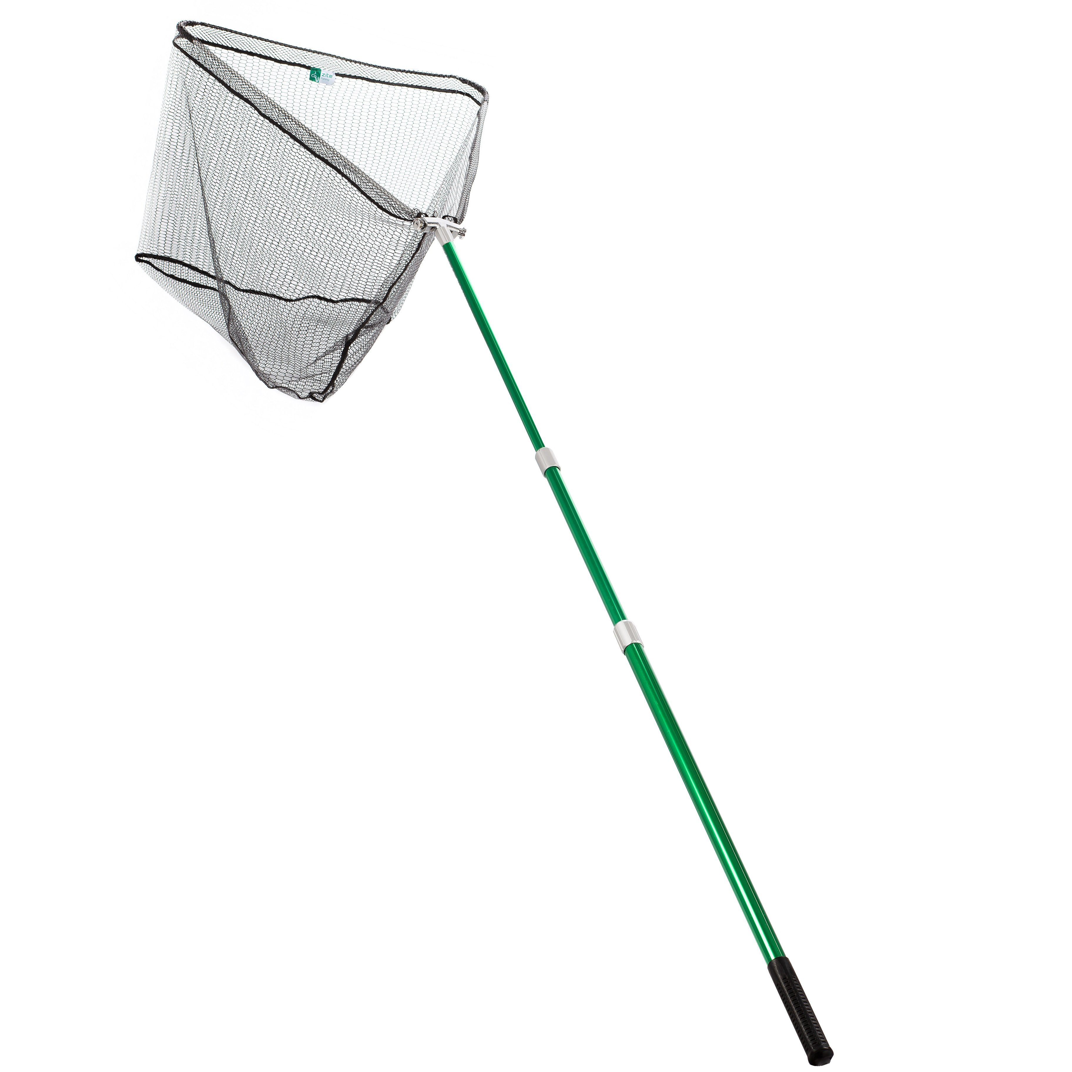 Zite Angelkescher - Großer Hammerkopf Teleskopkescher Gummiert 3m günstig online kaufen