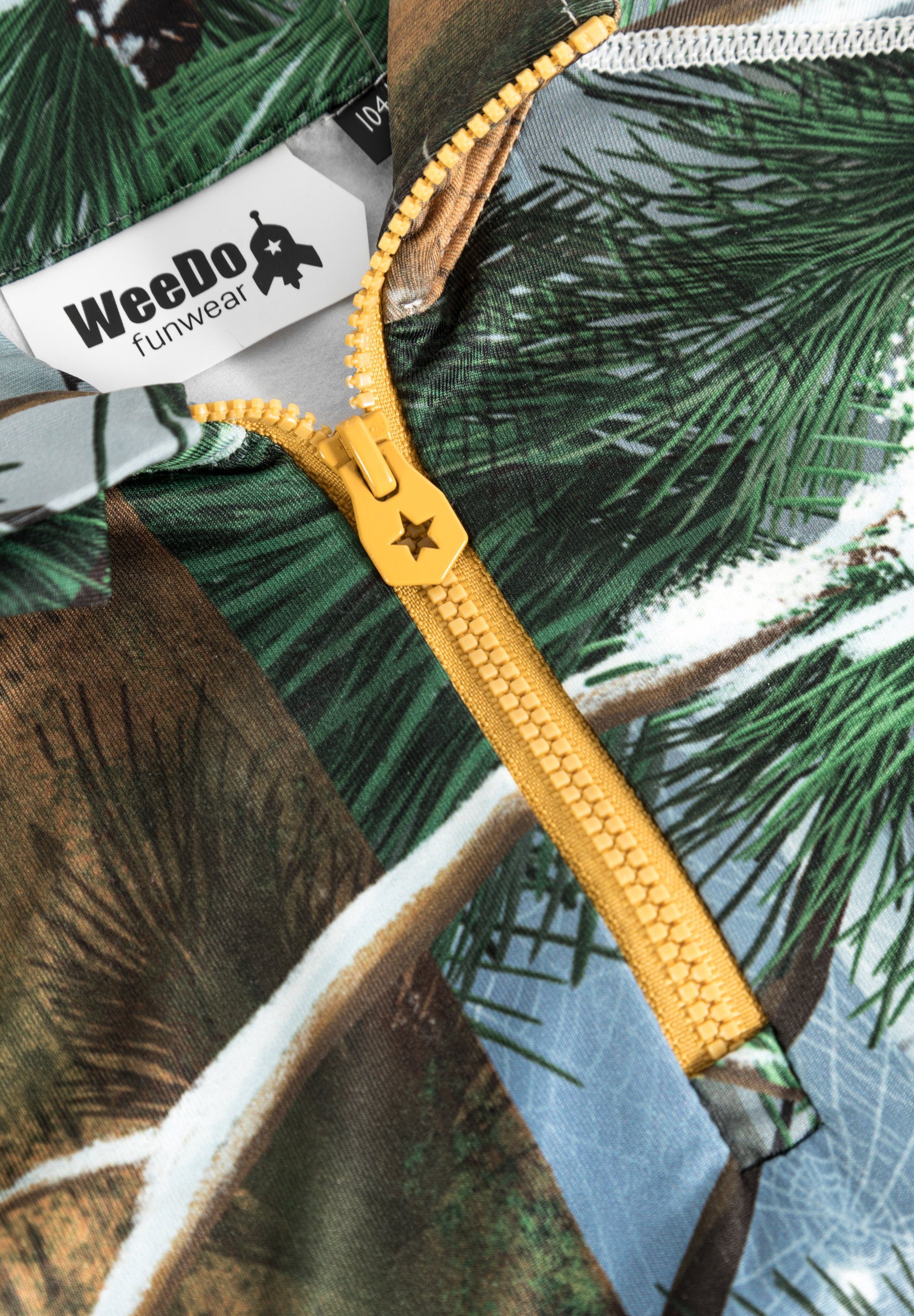 WeeDo Langarmshirt WOODS Funderwear Feuchtigkeitsregulierendes Funktionsshirt für Kinder