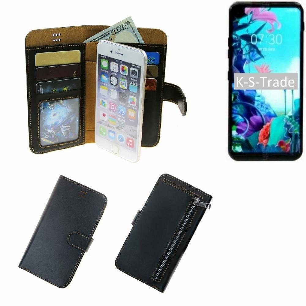 K-S-Trade Handyhülle für LG Electronics Q70, Schutz Hülle Klapphülle Case Phone cover Slim Handytasche Handy