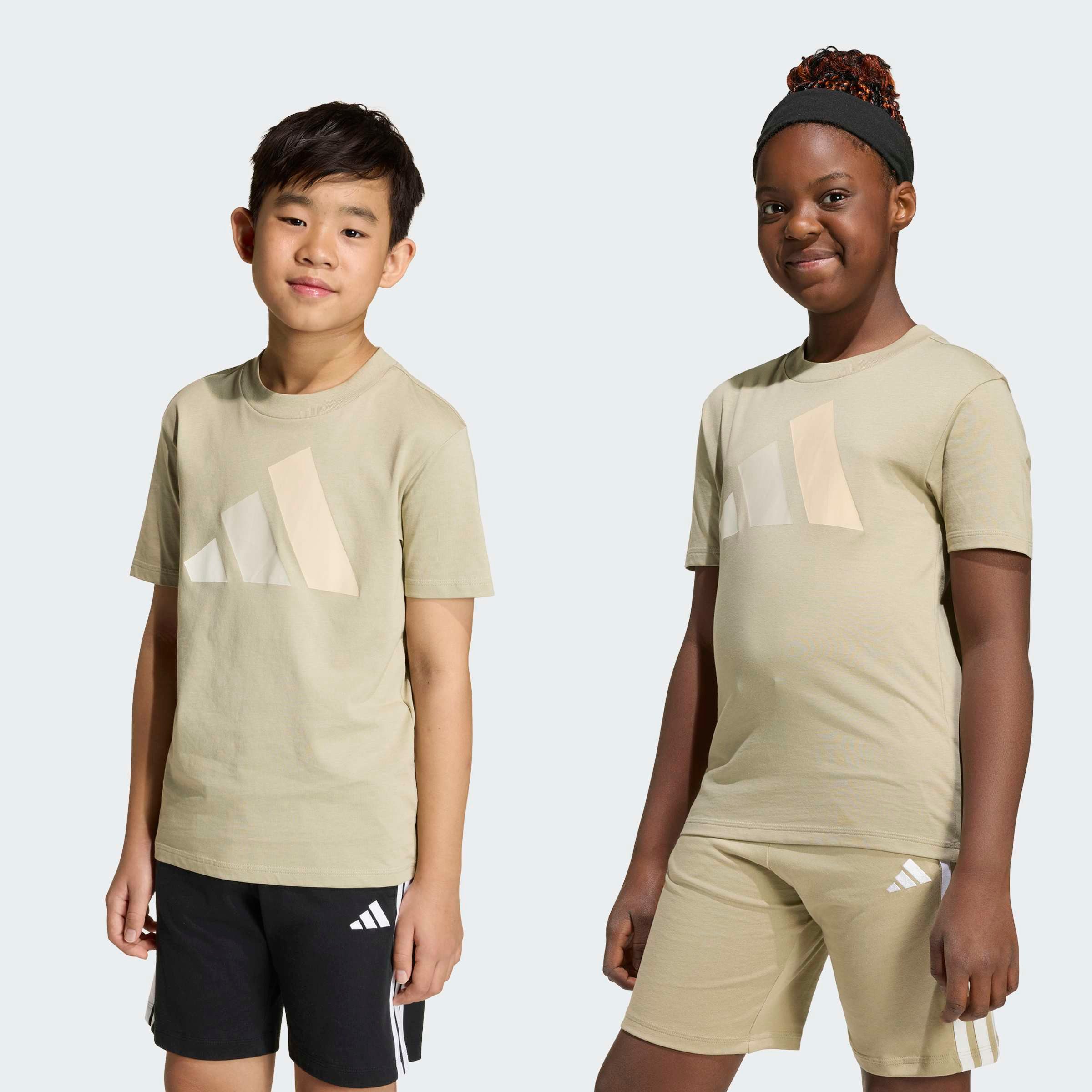 adidas Sportswear T-Shirt J BL TEE 160 für Kinder und Teens, mit Rundhalsausschnitt, aus 100 % Baumwolle