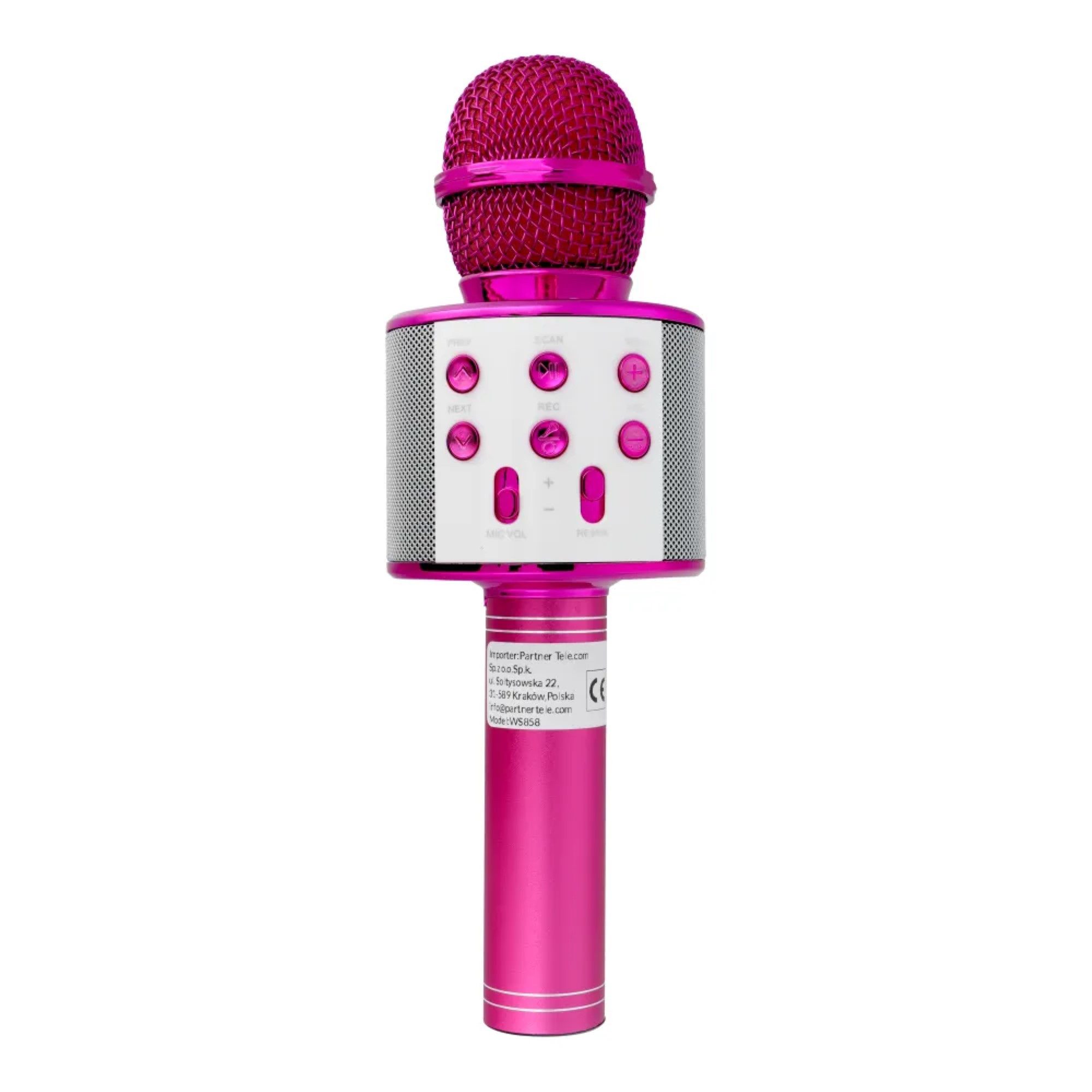 Multimedia Karaoke-Mikrofon Kabelloser Bluetooth Lautsprecher 1200mAh Karaoke-Maschine