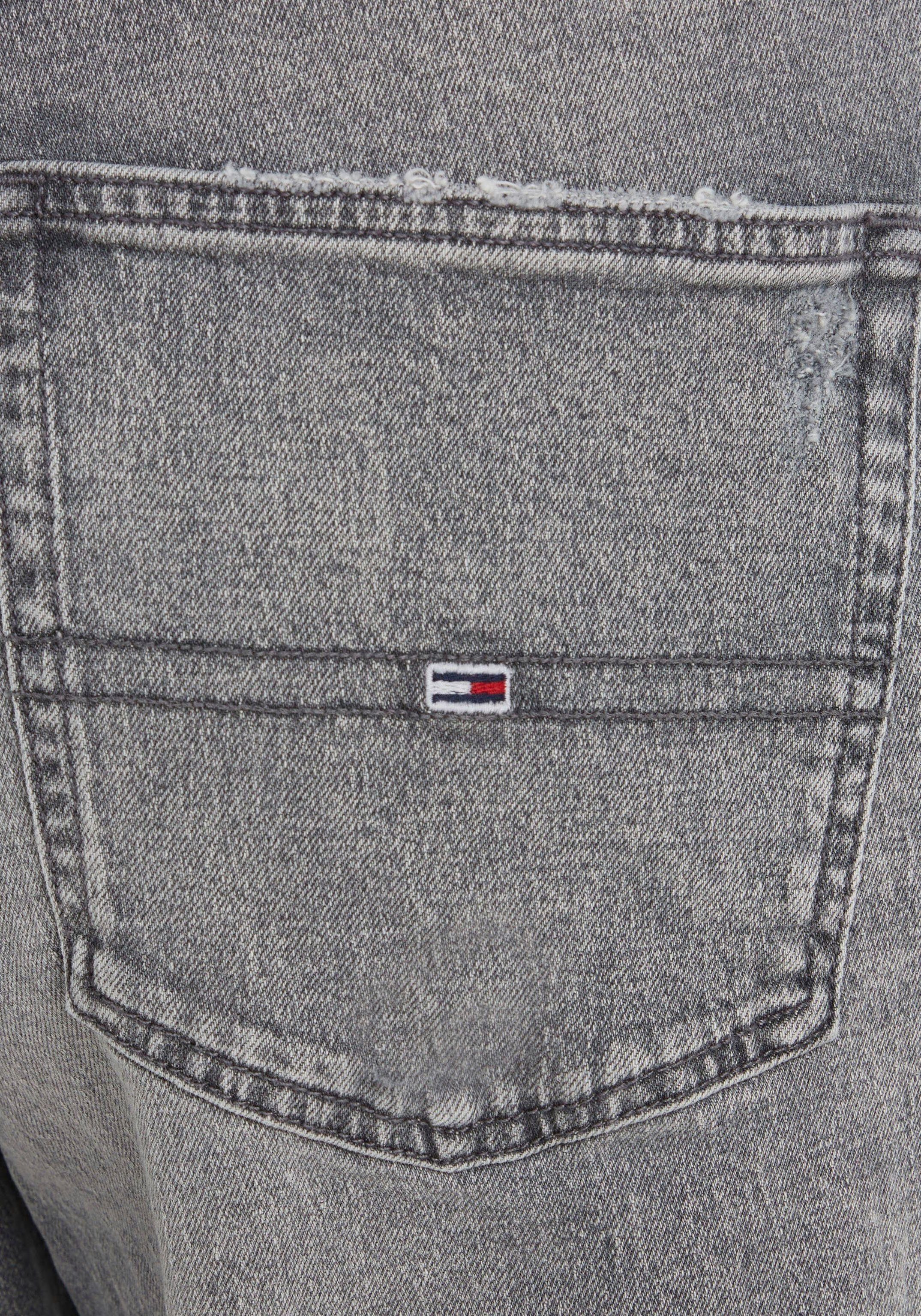 Straight-Jeans STRGHT Used-Look-Stellen Jeans coolen BG6171 Plus RYAN Tommy mit PLUS Black RGLR