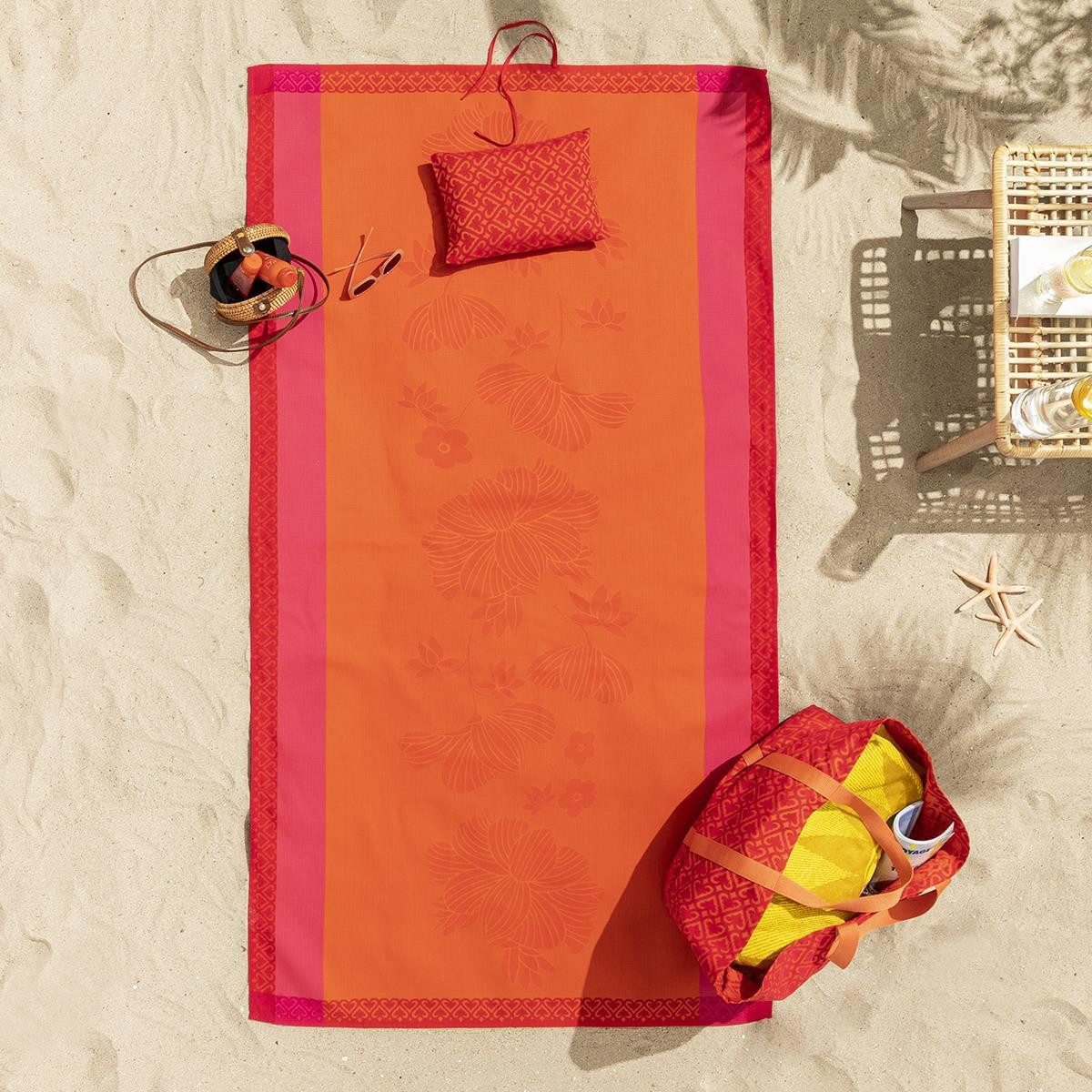 Le Jacquard Francais Strandtasche Strandtasche Monoï Capucine 54x76 cm