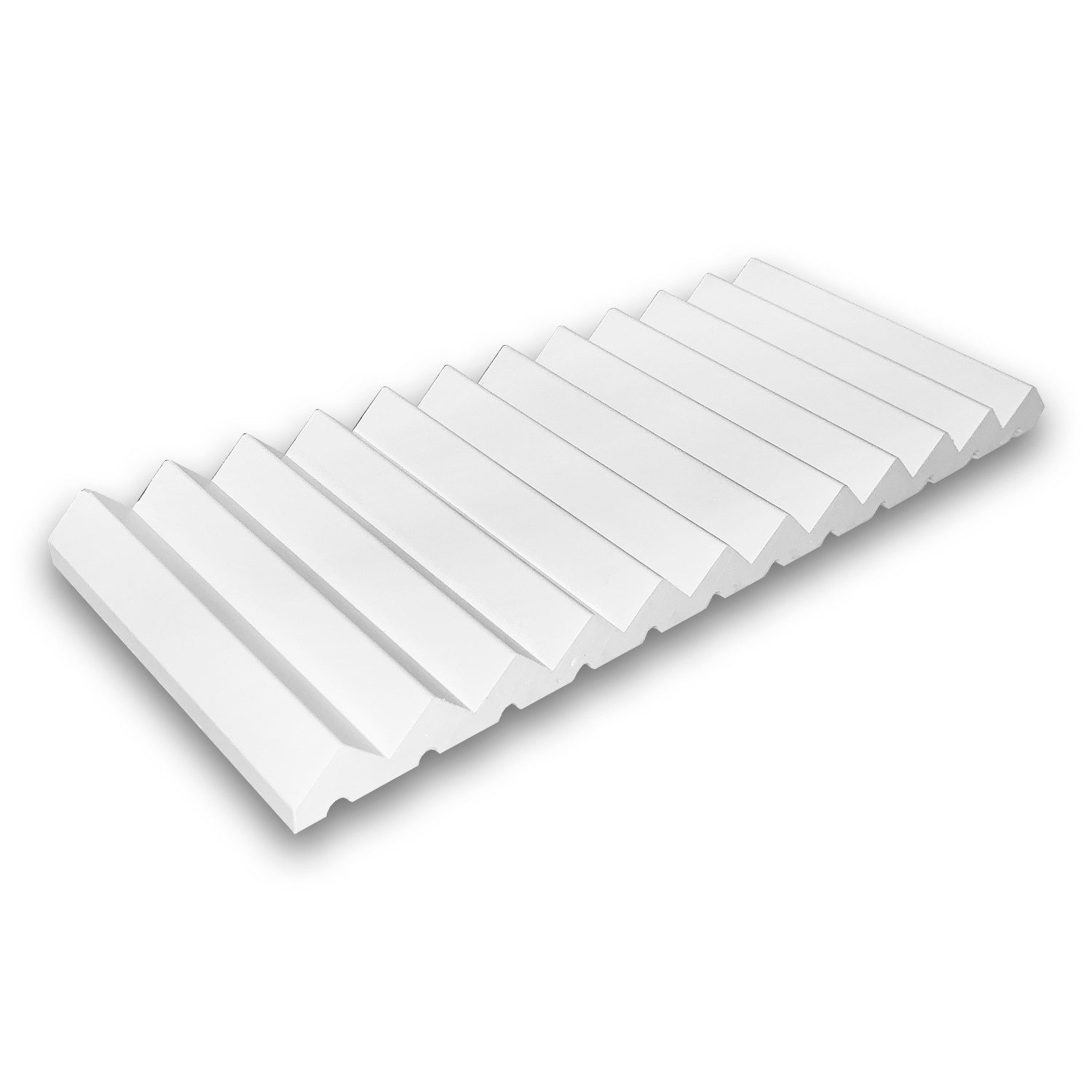 Orac Decor 3D Wandpaneel 1 MUSTERSTÜCK S-W108 10 cm MUSTER der Zierleiste, BxL: 25x10 cm, 0 qm, (1 MUSTERSTÜCK, Produktmuster, 1-tlg., Muster des 3D Wandpaneels) weiß