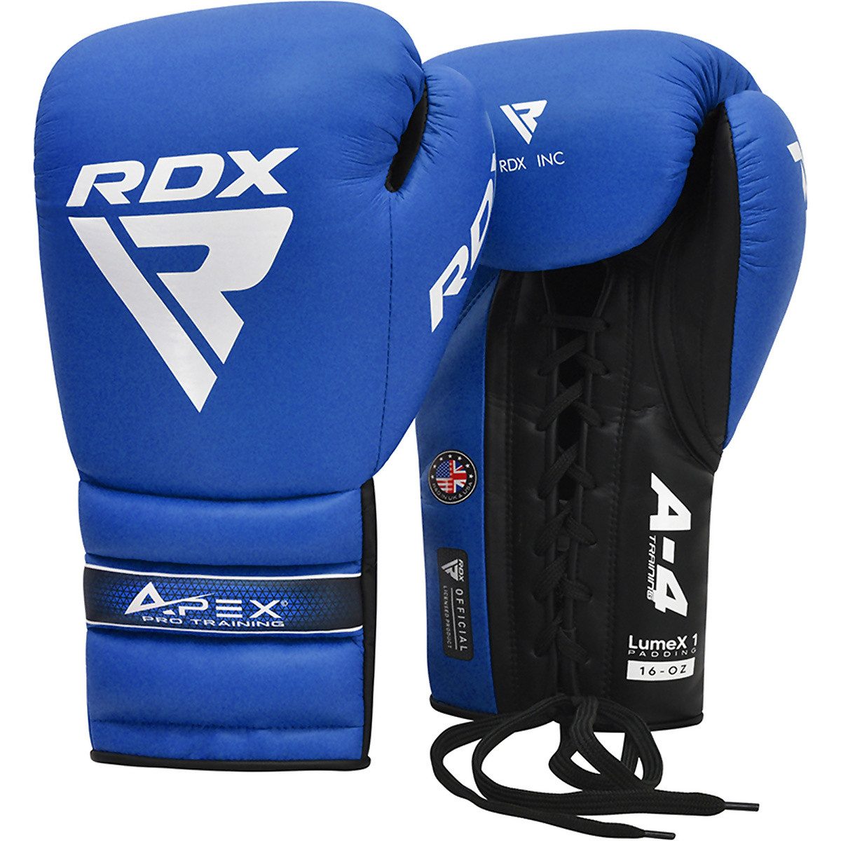 RDX Boxhandschuhe APEX Schnür-Trainings-/Sparring-Boxhandschuhe