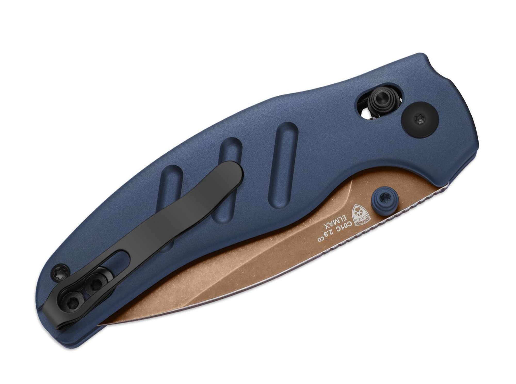 Kizer Taschenmesser Kizer C01C 2.9 CD Elmax Blue Aluminum Sunset Metal PVD