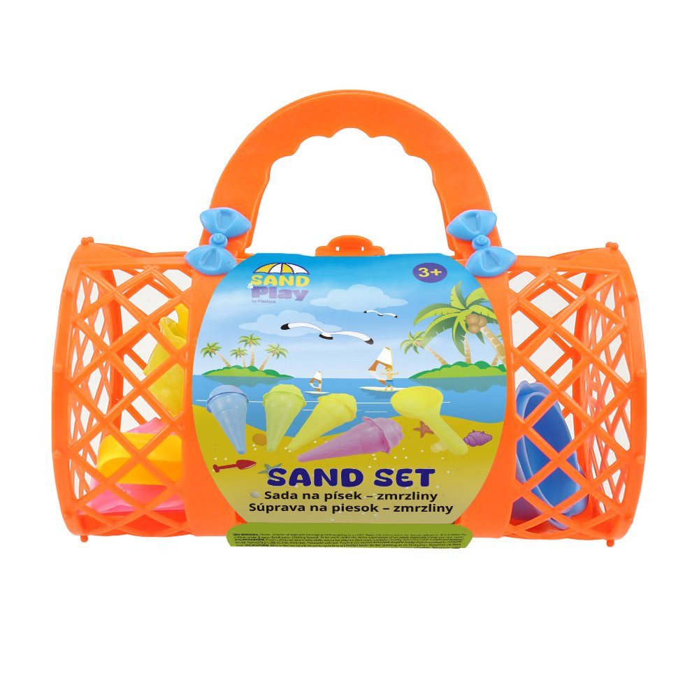 Woodyland Lernspielzeug Beach Toys - 16 teiliges Sand- und Strand- Spielzeugset., Sandspielset mit Förmchen und Zubehör