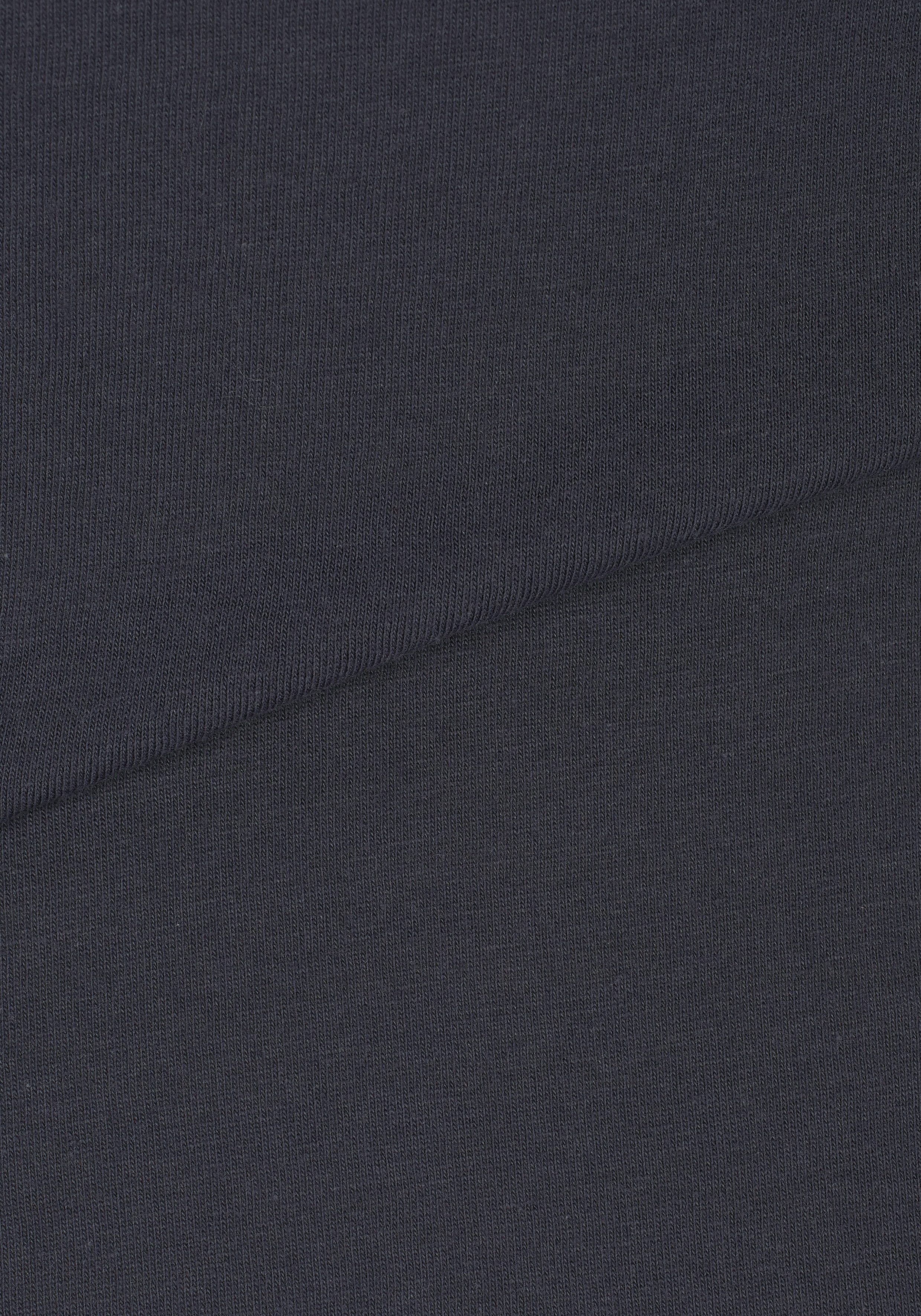 H.I.S Hose mit Basic-Shirt Capri-Pyjama Stück) passendem und karierter (2 tlg., 1