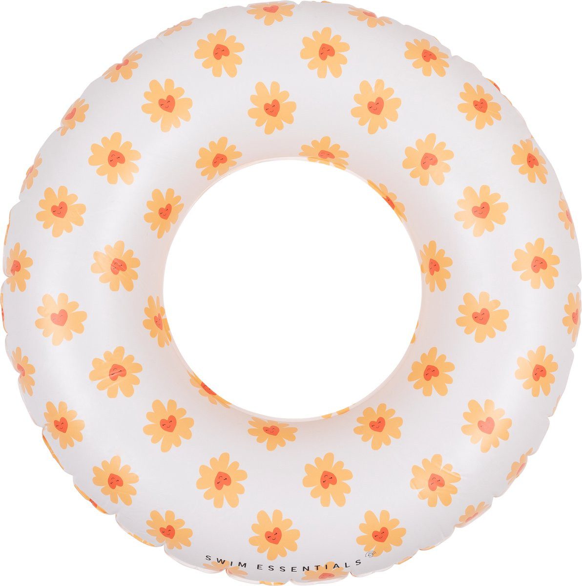 Swim Essentials Schwimmring Swim Essentials Schwimmring 55 cm Blume Herz Transparant