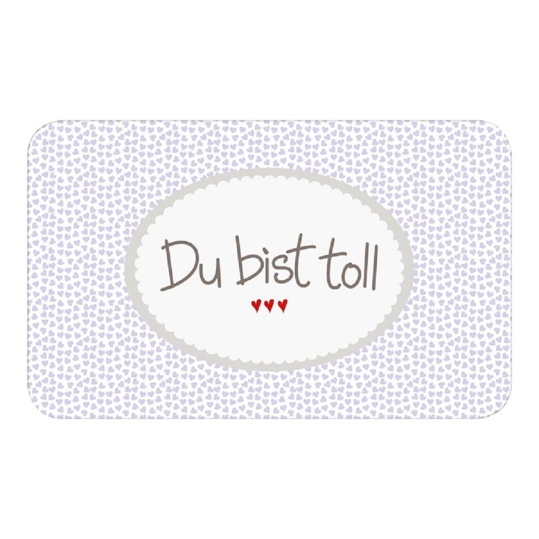 MEA LIVING Frühstücksbrett MEA LIVING Frühstücks Brettchen Spruch "Du