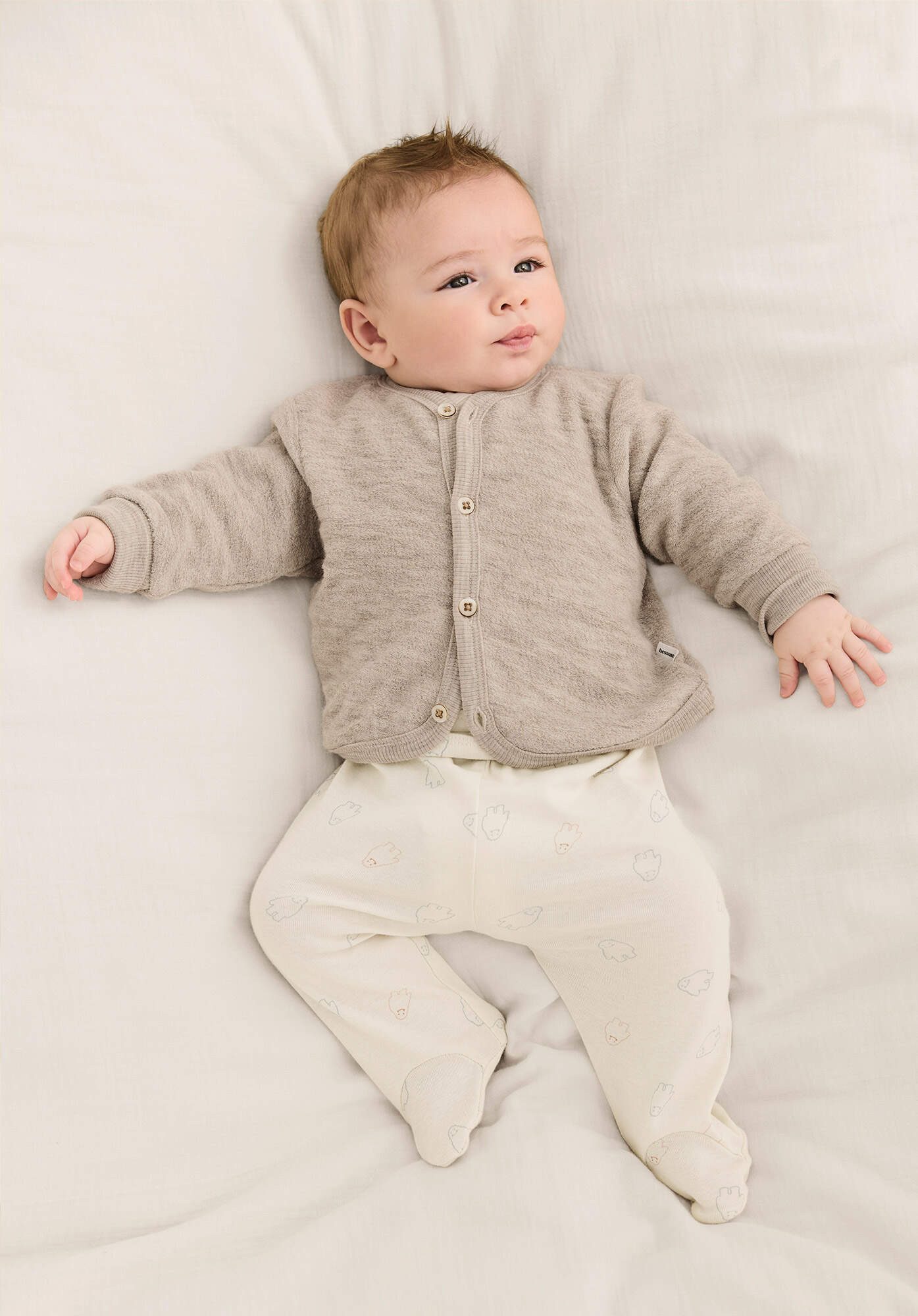 Hessnatur Fleecejacke aus reiner Bio-Merinowolle (1-St)