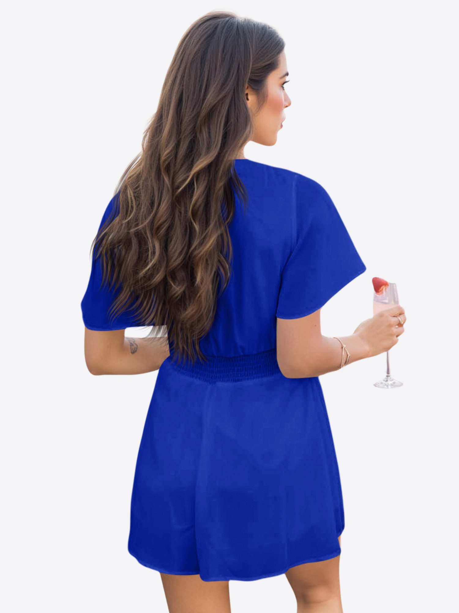 Imily Bela Strampler Damen Sexy lockere Jumpsuit (Packung, 1-tlg., 1per-Pack) Einfarbig