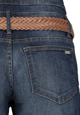 SUBLEVEL Bermudas Jeans Shorts Bermuda Kurze Hose Short Denim Stretch Hotpants + Gürtel