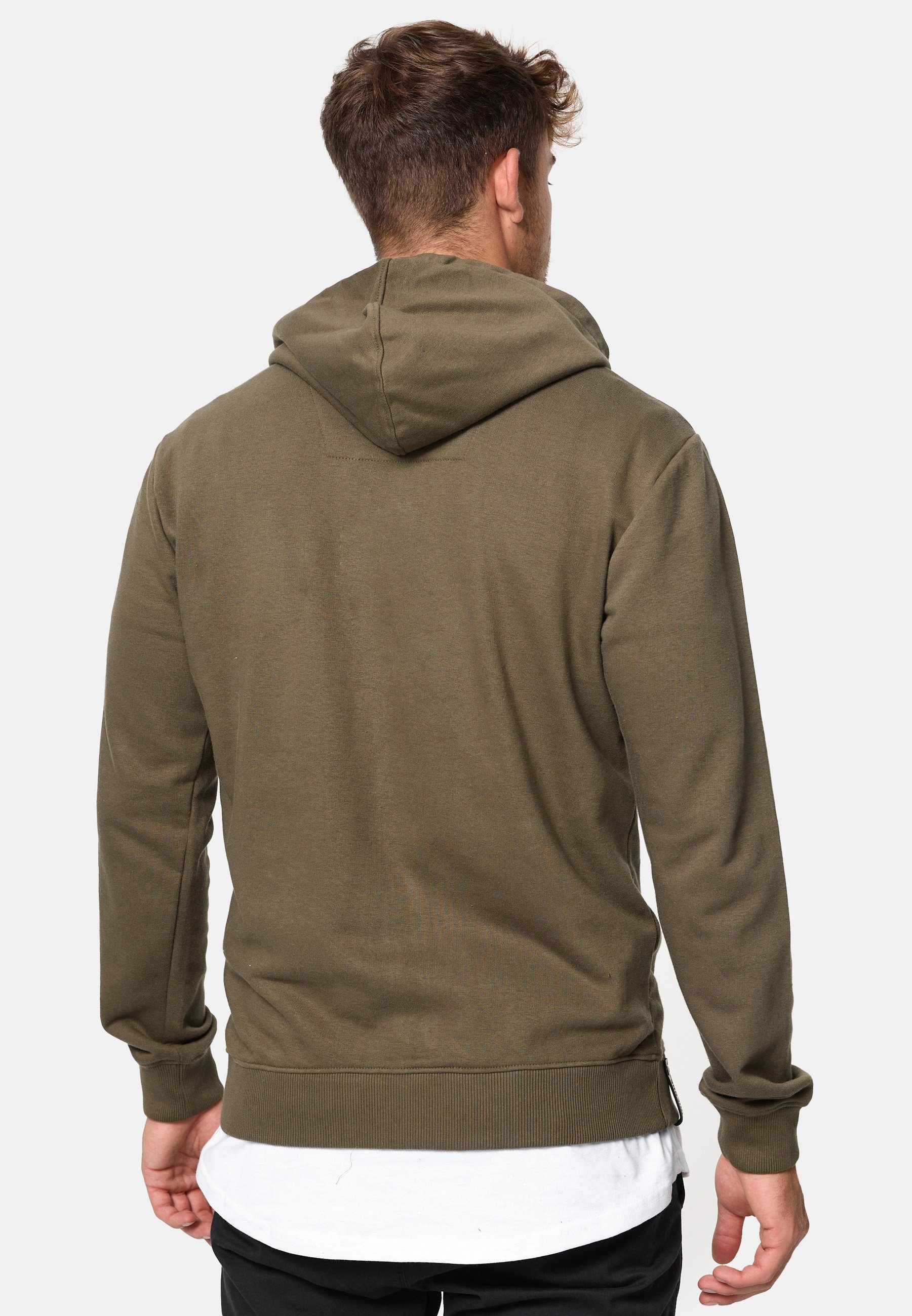 Indicode Kapuzensweatjacke Herren Braidwood Hoodie Sweatjacke Herrenjacke