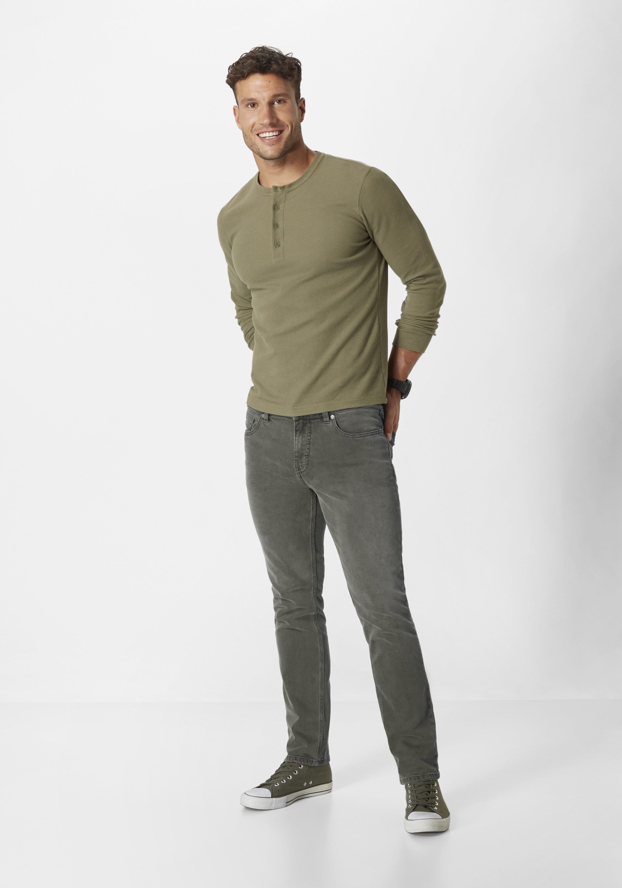 Paddock's Slim-fit-Jeans PIPE Colored Denim Jeans mit Stretch