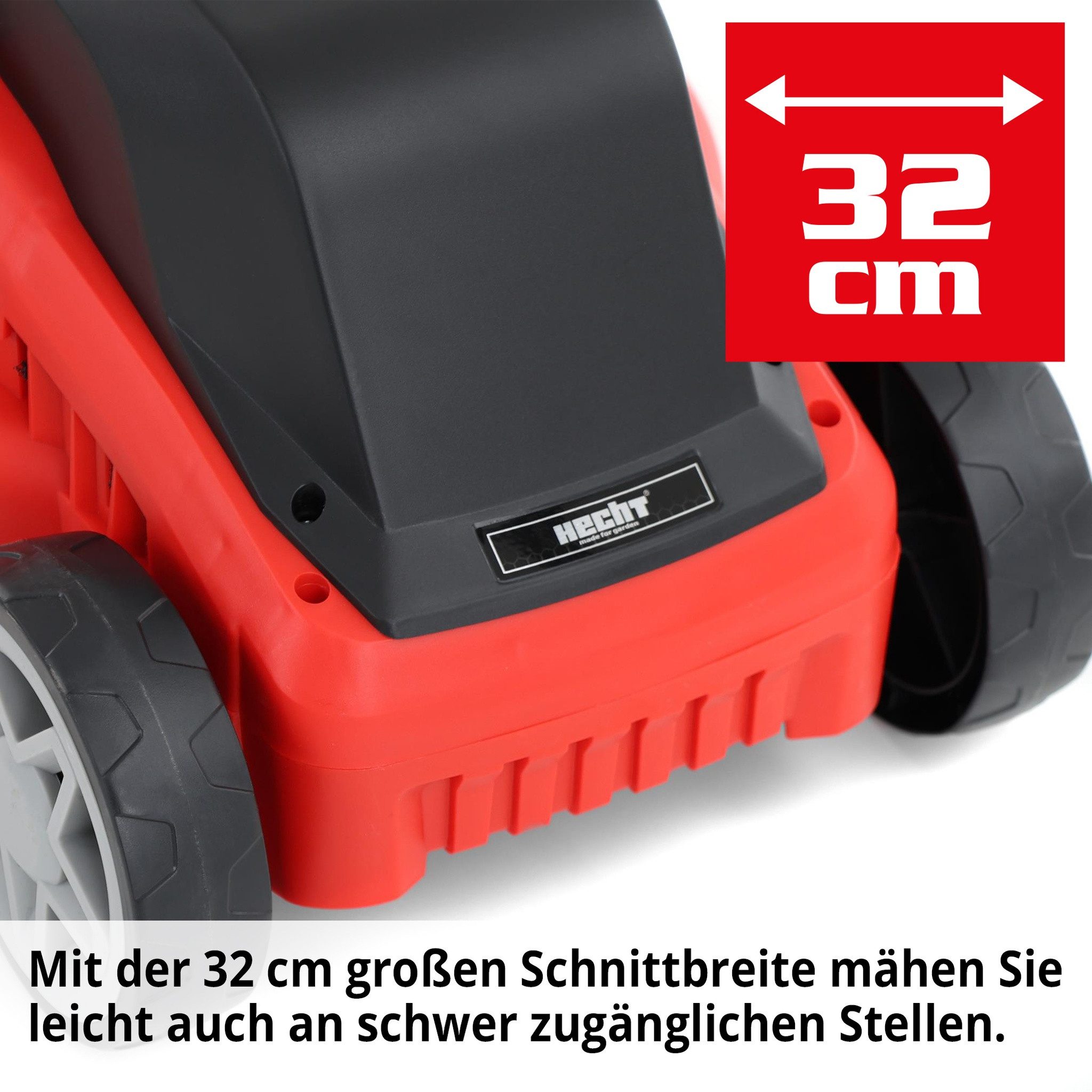 Hecht Elektrorasenmäher 1800W, 28L Fangkorb, 3-fache günstig online kaufen