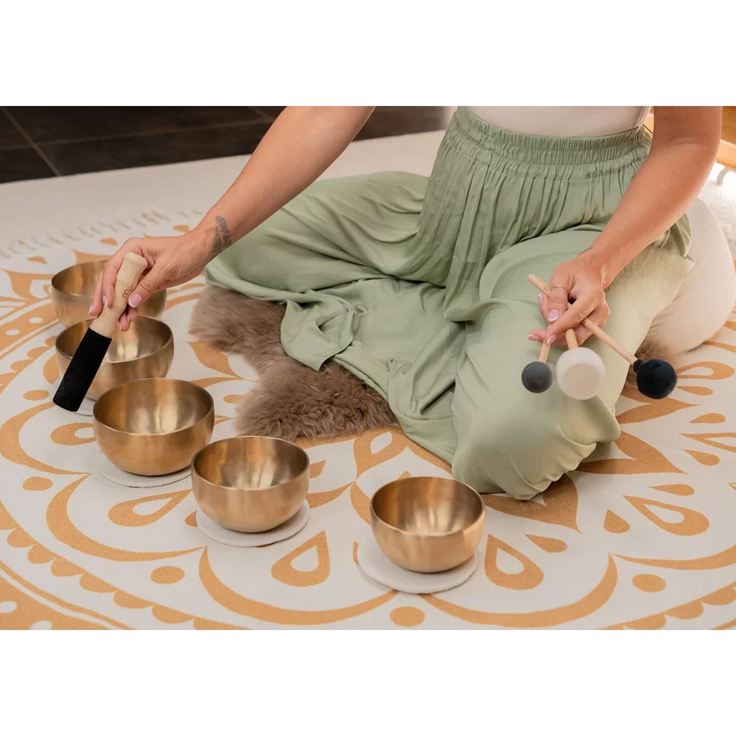 Meinl Sonic Energy Klangschalen Meinl Sonic Energy Klangschalen-Set SB-Y2 Yoga Nidra,Klangschalen-Set, 5-teiliges Klangschalen-Set