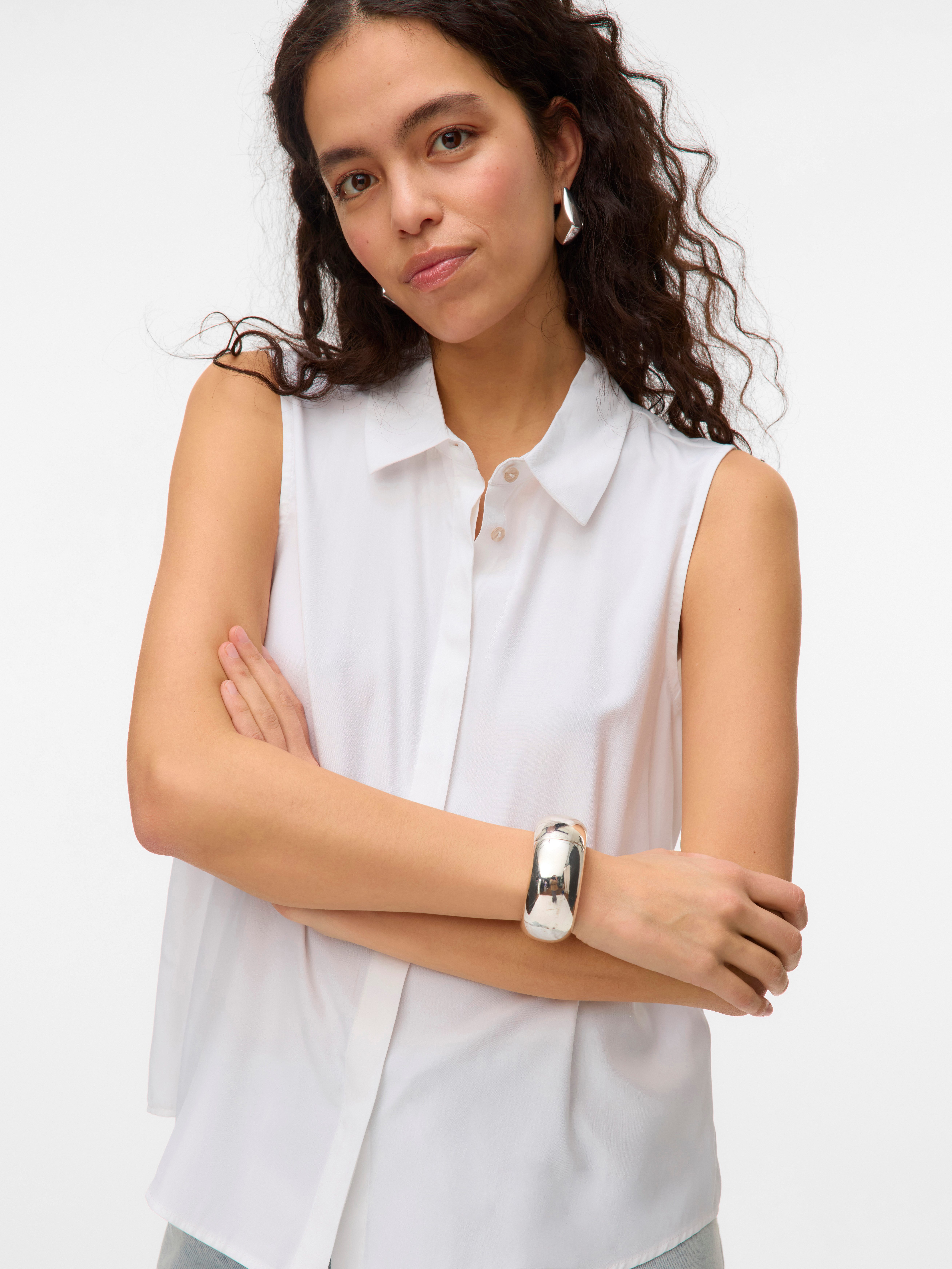 Vero Moda Hemdbluse VMNORA SL SHIRT WVN GA NOOS günstig online kaufen