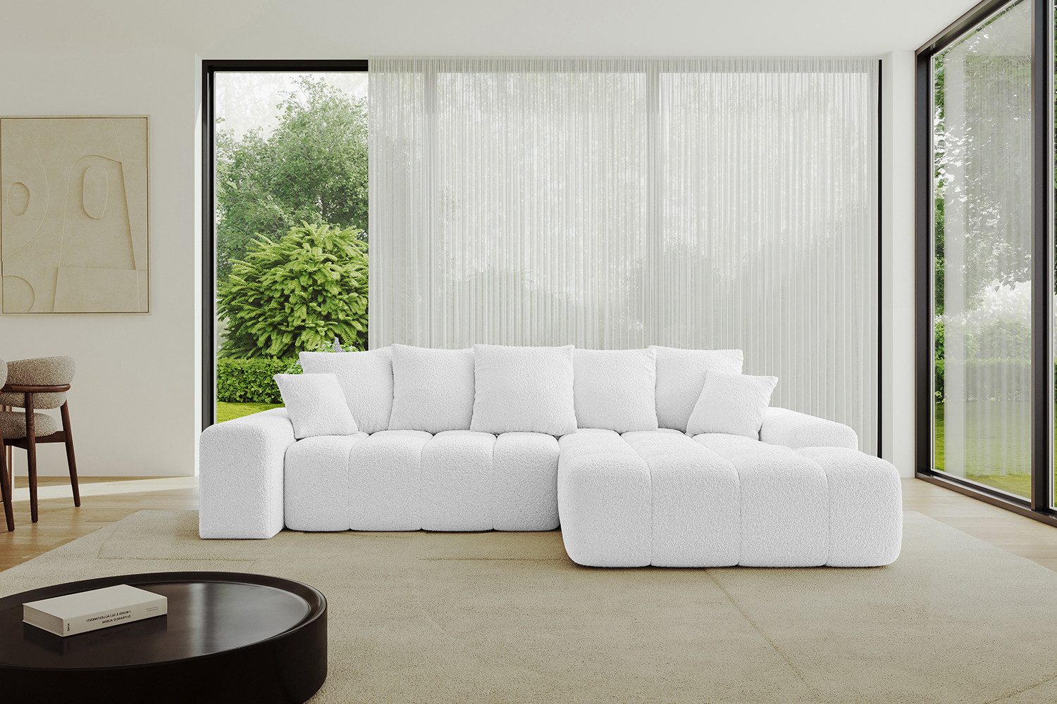 ALTDECOR Ecksofa ENSI-L, Sofa Praktische Bequeme Funktionsecke Couch L-Form Eckcouch, Corner Sofa L-Form Vielseitige Sofa Wohnlandschaft Wohnzimmer