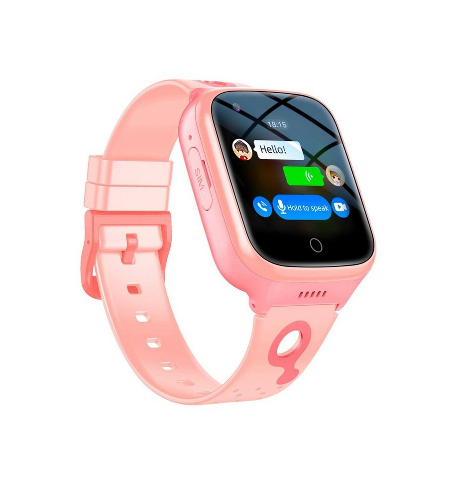 AUKUU Kinder-Smartwatch 1,4 Zoll HD-Farb-Touchscreen, 4G, IP67 wasserdicht Smartwatch  Smartwatch, intelligente Uhr mit Videoanruf und SOS-Alarmfunktion für,  Kinder