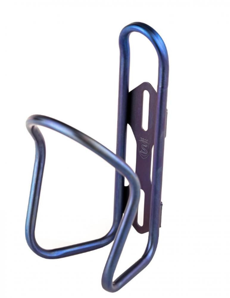 Silca Fahrrad-Flaschenhalter SILCA Sicuro Titan Flaschenhalter, royal purple eloxiert, handgefertig