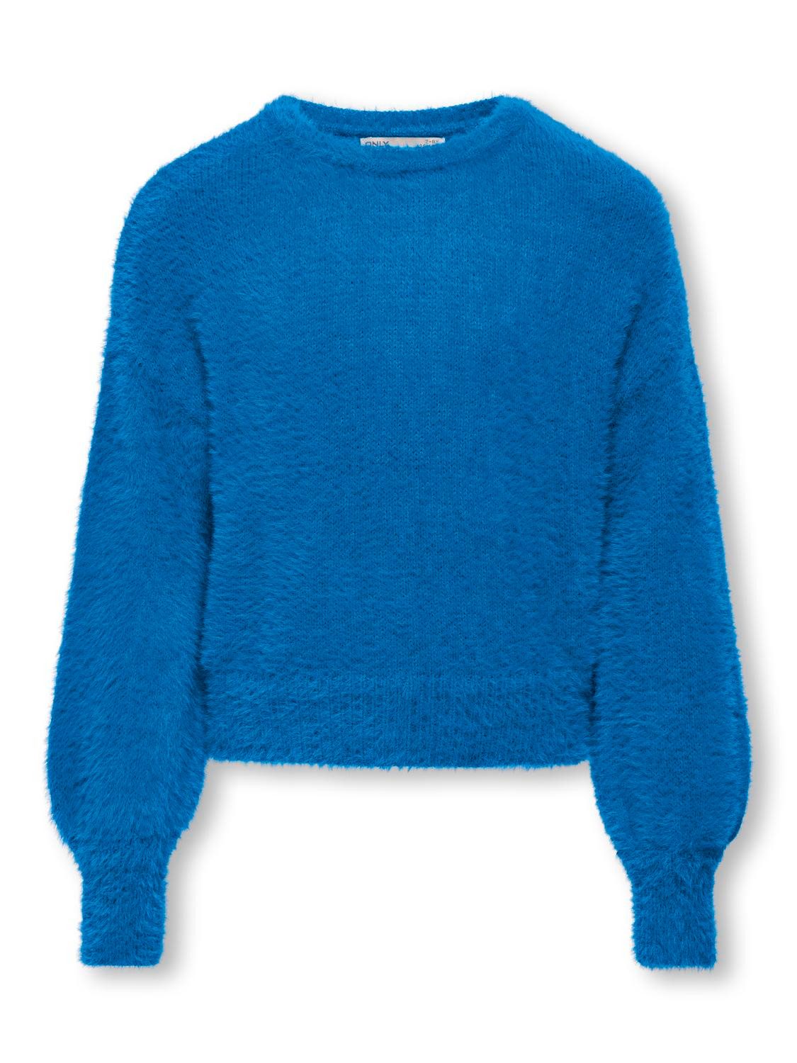 Rundhalspullover KOGNEWPIUMO L/S PULLOVER CP KNT NOOS