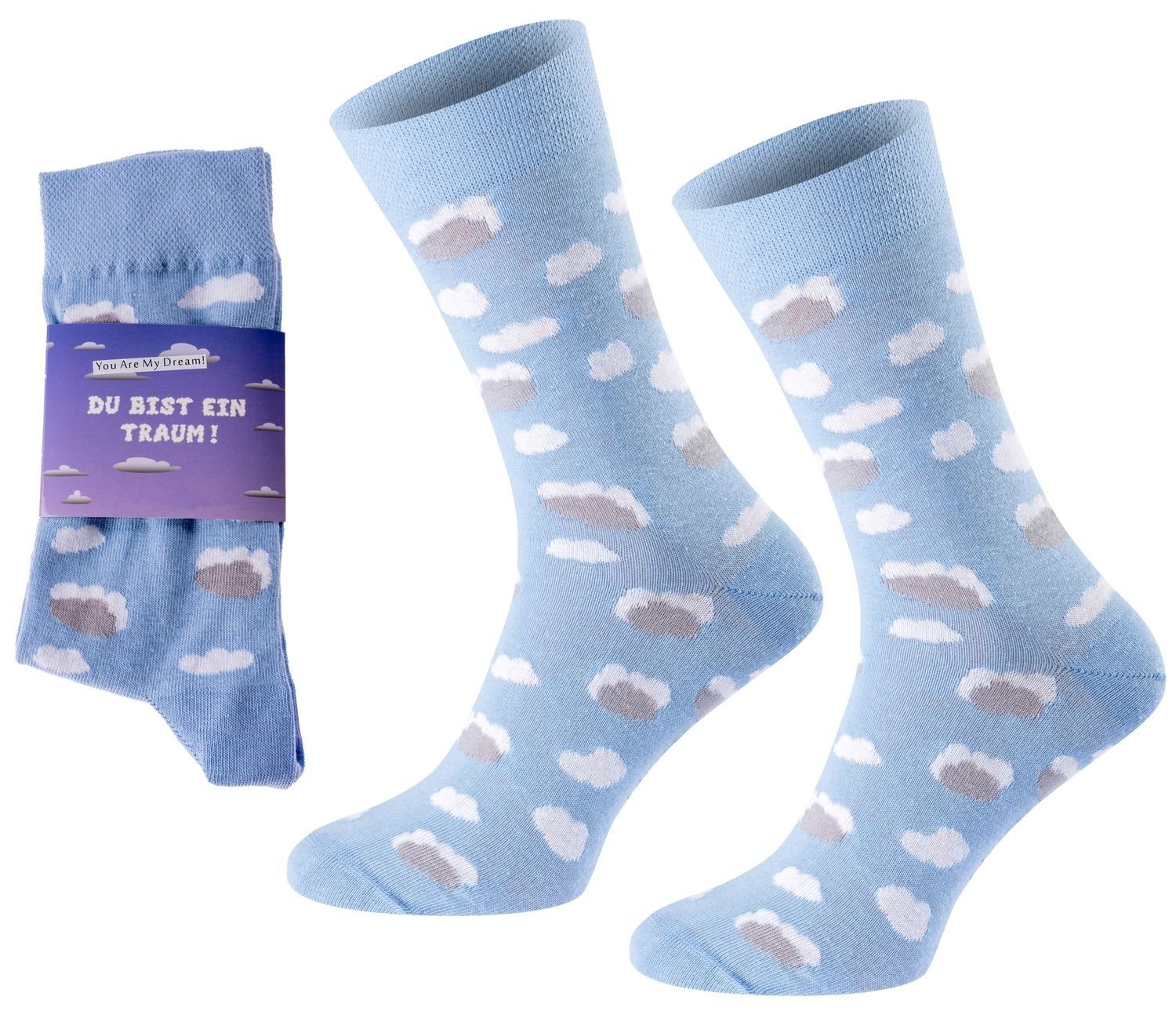 Chili Lifestyle Freizeitsocken TRAUM Lustige Socken mit Spruch Banderole al günstig online kaufen