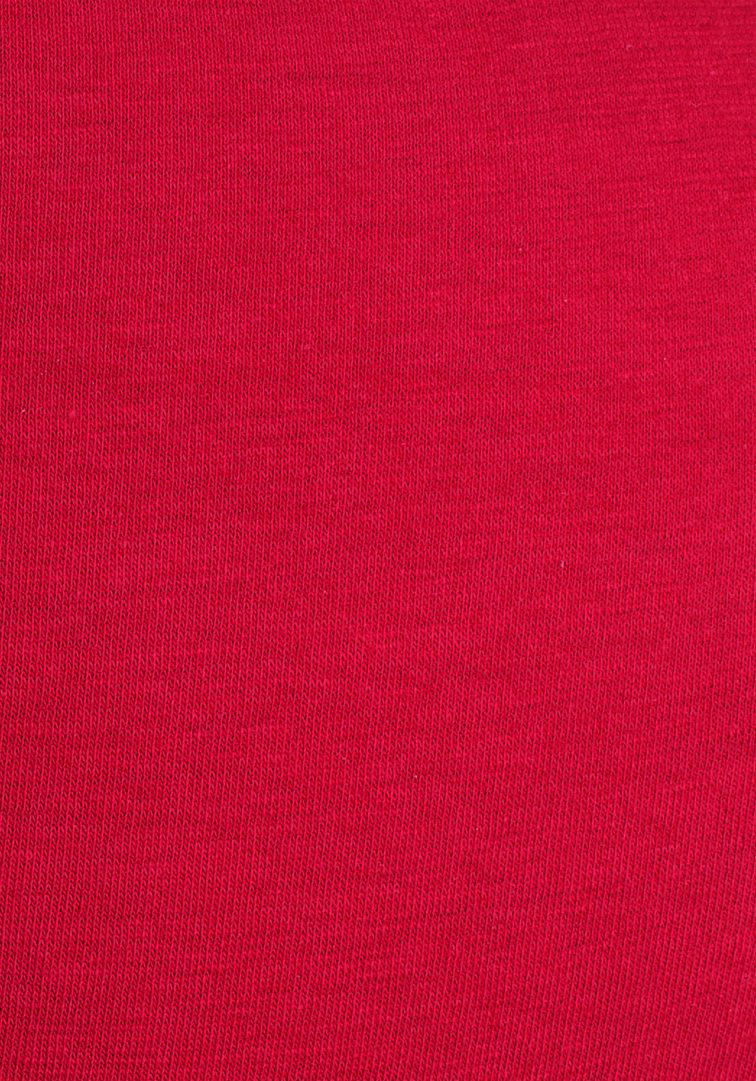 aus H.I.S Baumwoll-Stretch Slip 7-St) (Packung, rot