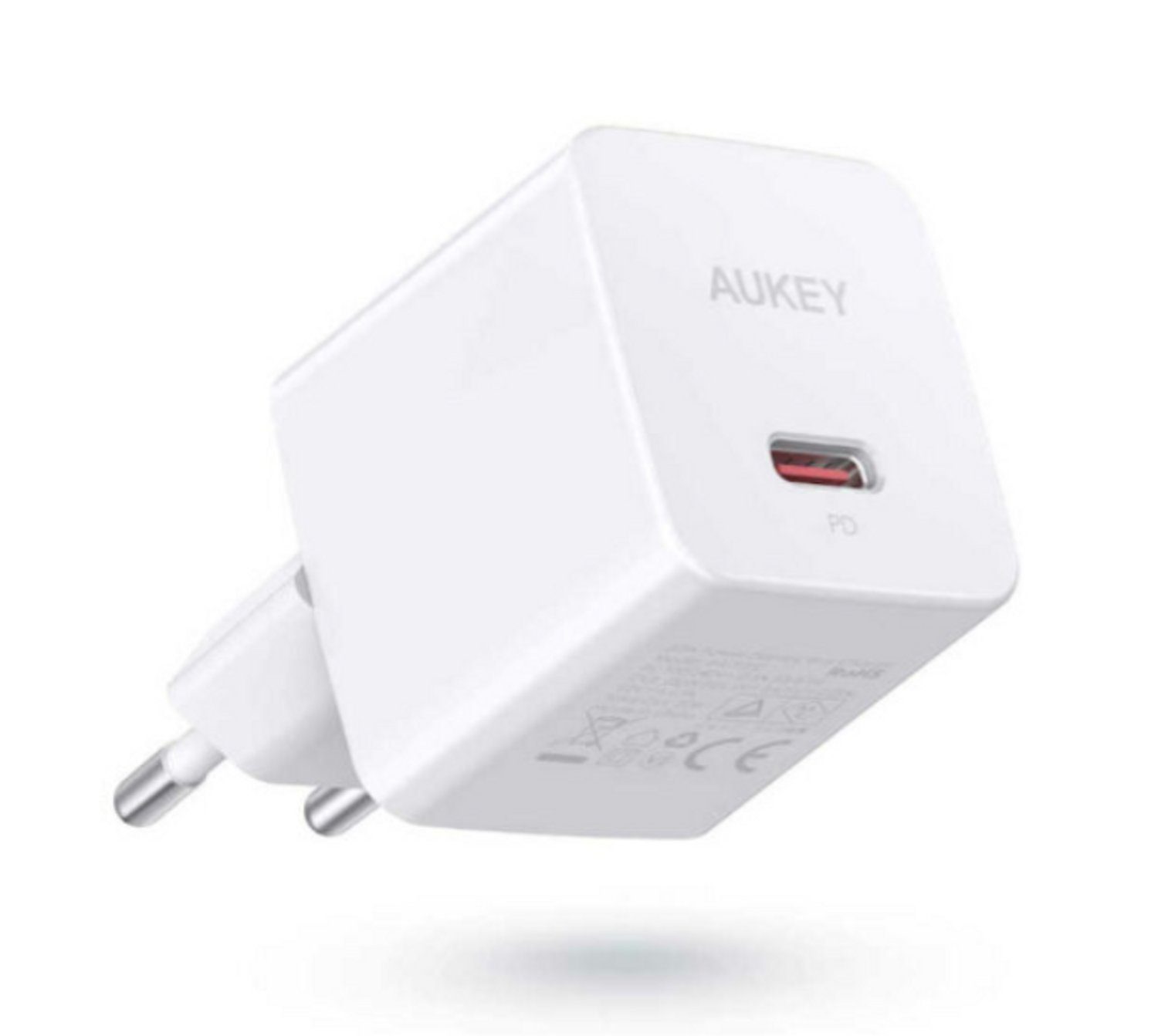 AUKEY USB-Ladegerät (Minimum 20w Ladegerät, Зарядные устройства USB C, Schwarz)