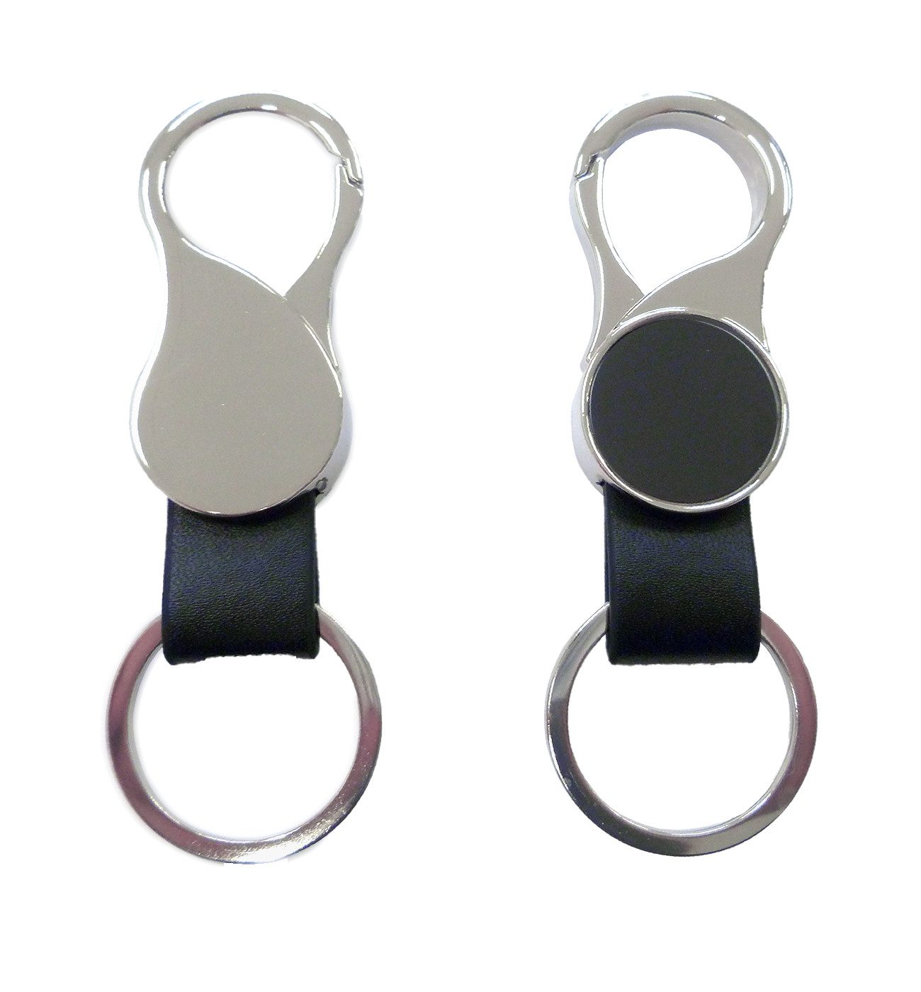 Schlüsselanhänger Metall-Schlüsselanhänger / mit Karabinerhaken