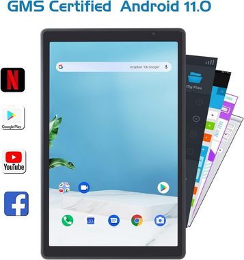 CWOWDEFU Tablet (10", 32 GB, Android 11, Tablet, 3GB RAM, 32GB ROM, 6000mAh Akku, HD-Touchscreen, WiFi 6, Grau)