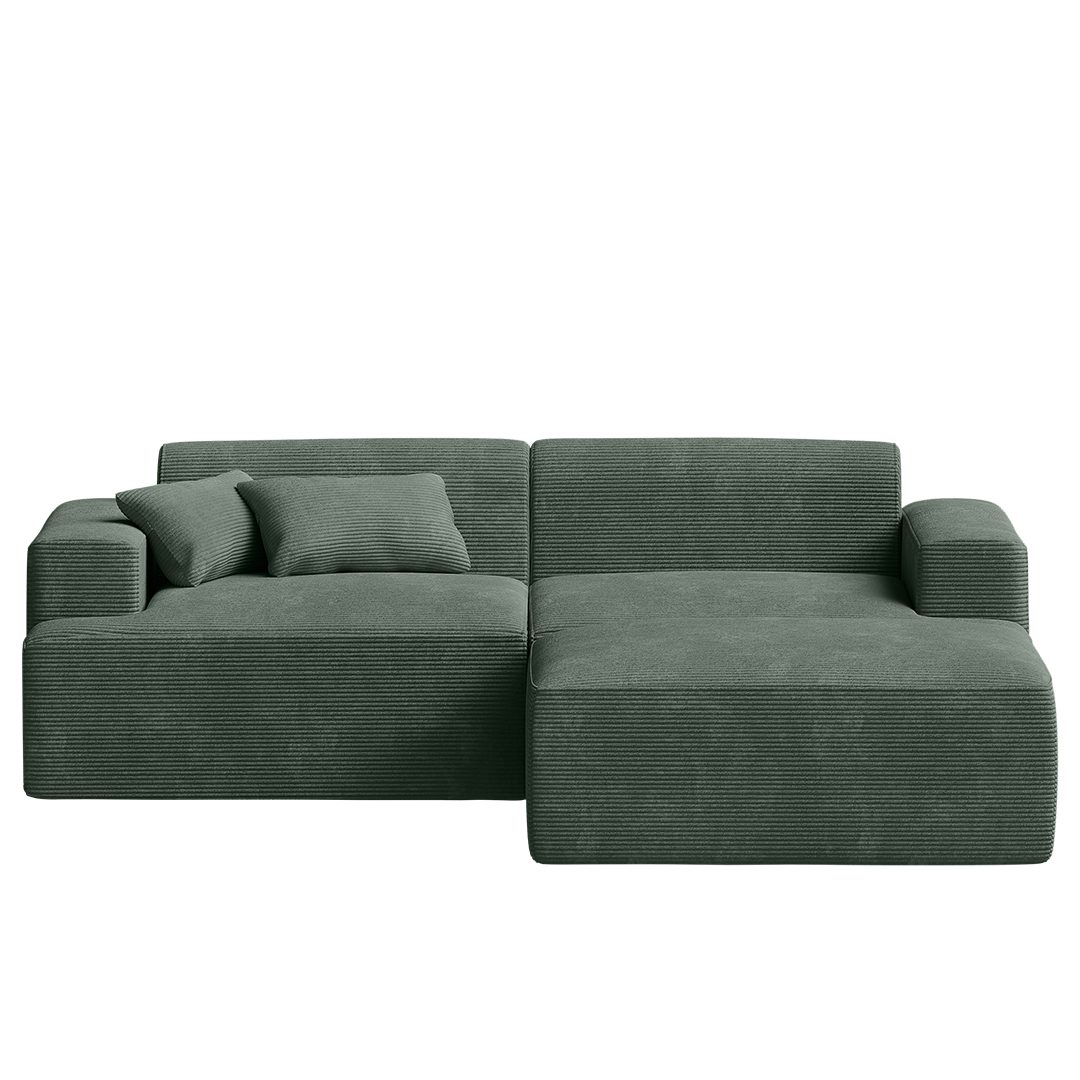 skølm Sofa Freki aus Cord, Vollschaumcouch mit Federkern und Vakuum-Kompres günstig online kaufen