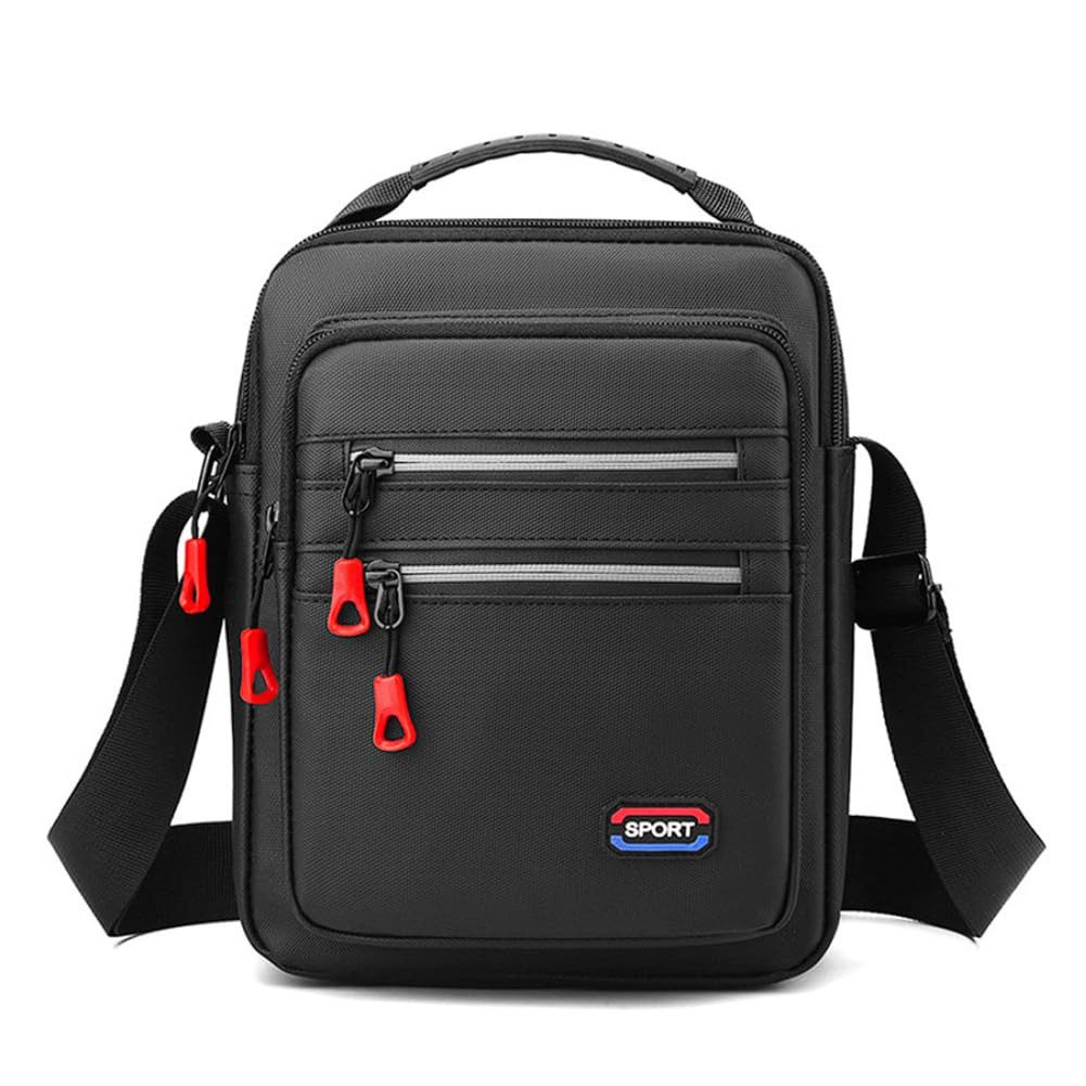 Umhängetasche Herren Multifunktionale Schultertasche mit Großer Kapazität