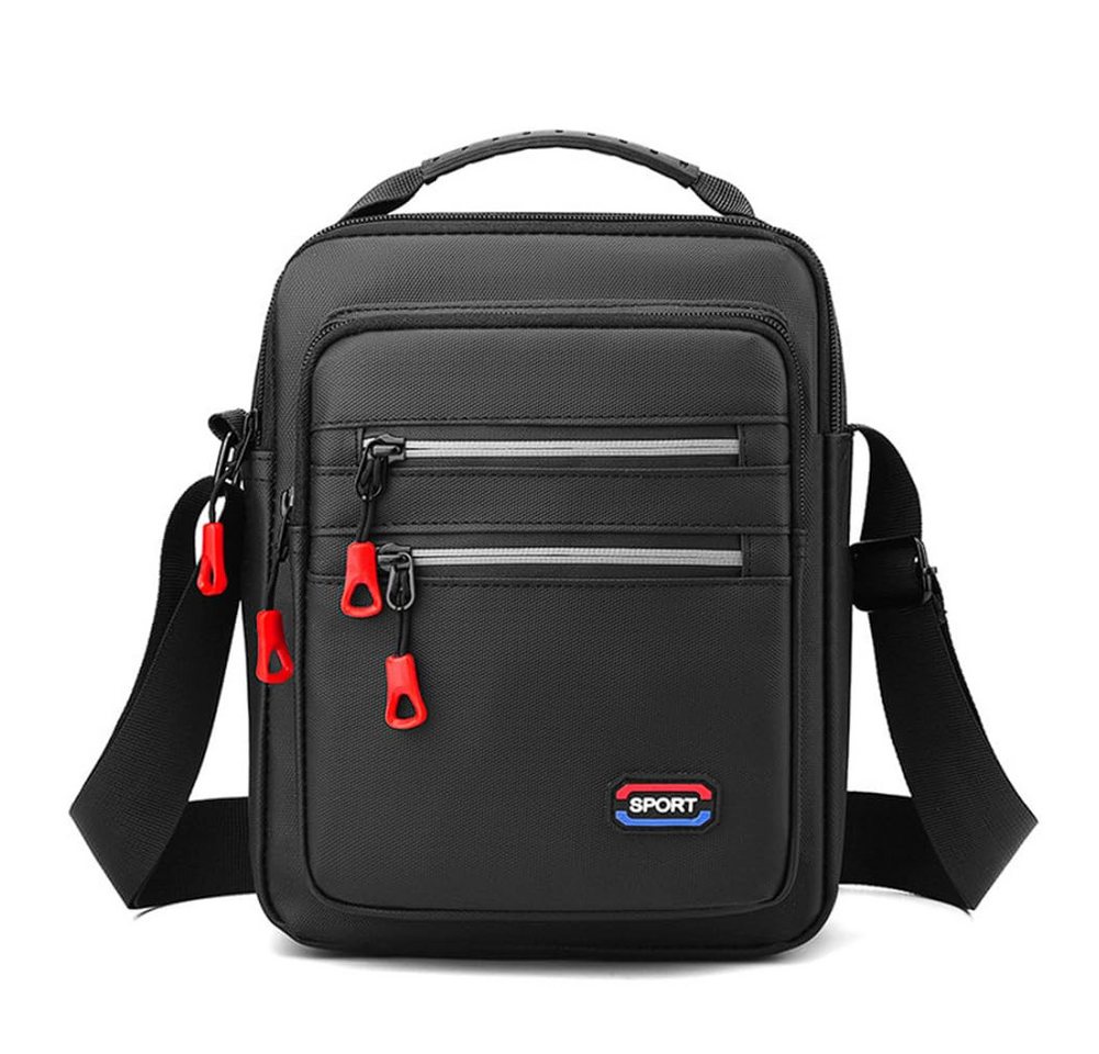 MOPUEA Umhängetasche Herren Multifunktionale Schultertasche mit Großer Kapazität (Kompatibel mit stilvollen minimalistischen, Brusttasche für Radfahren und Arbeit, 1-tlg., Multifunktionale Schultertasche mit Großer Kapazität), Umhängetasche mit Vielen Tas