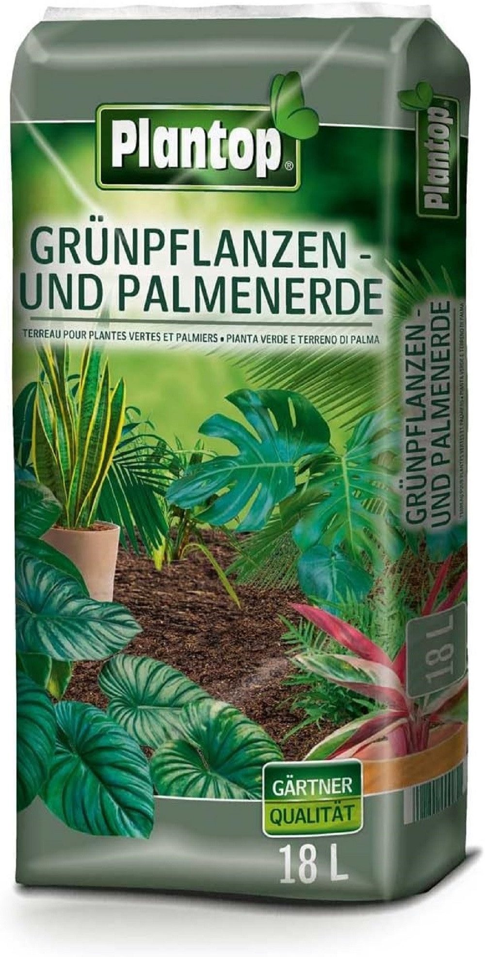 Plantop Blumenerde Plantop Grünpflanzen- und Palmenerde 18 L