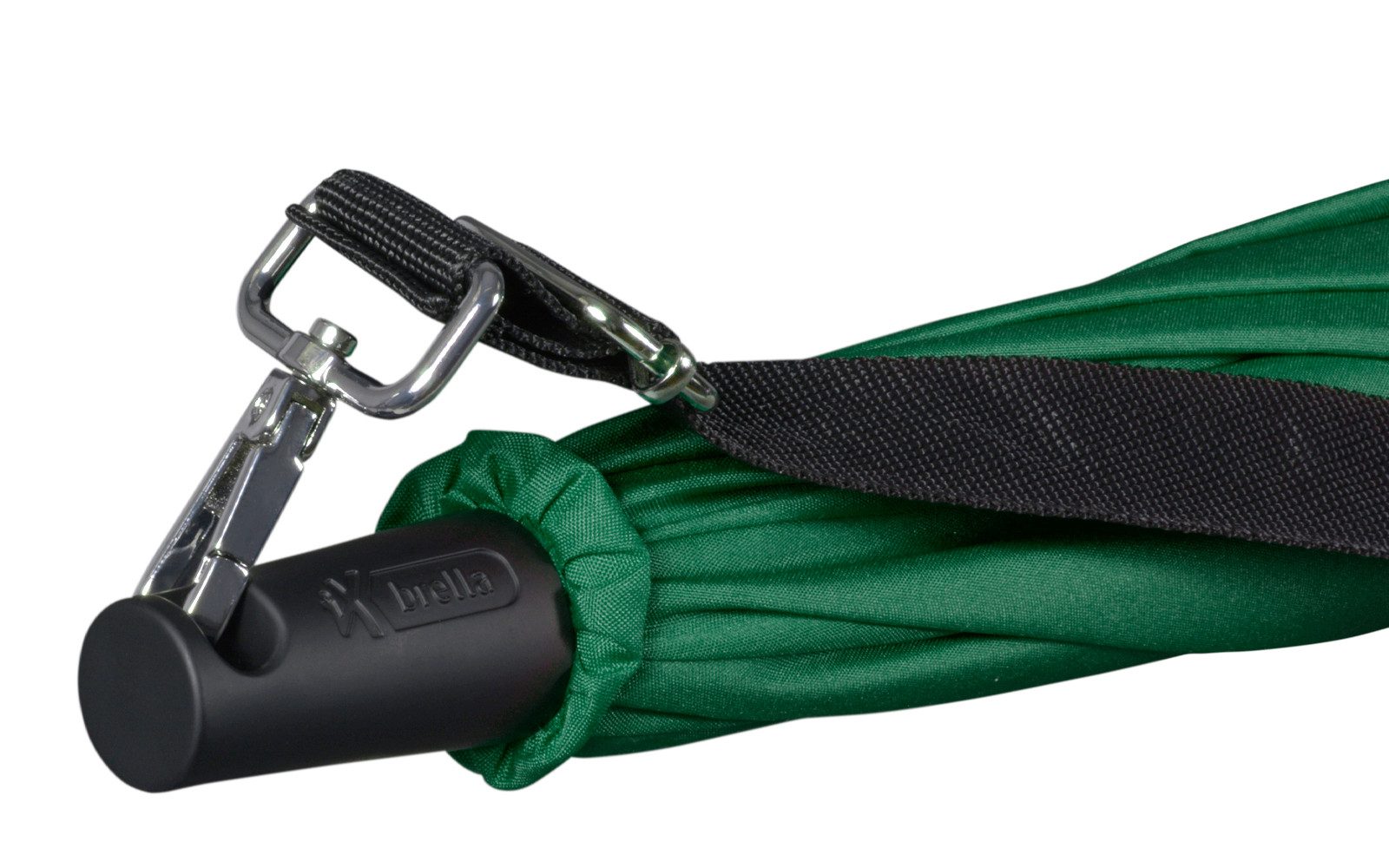 iX-brella Stockregenschirm Umhängeschirm mit längenverstellbarem Tragegurt, mit Auf-Automatik, in vielen Farben