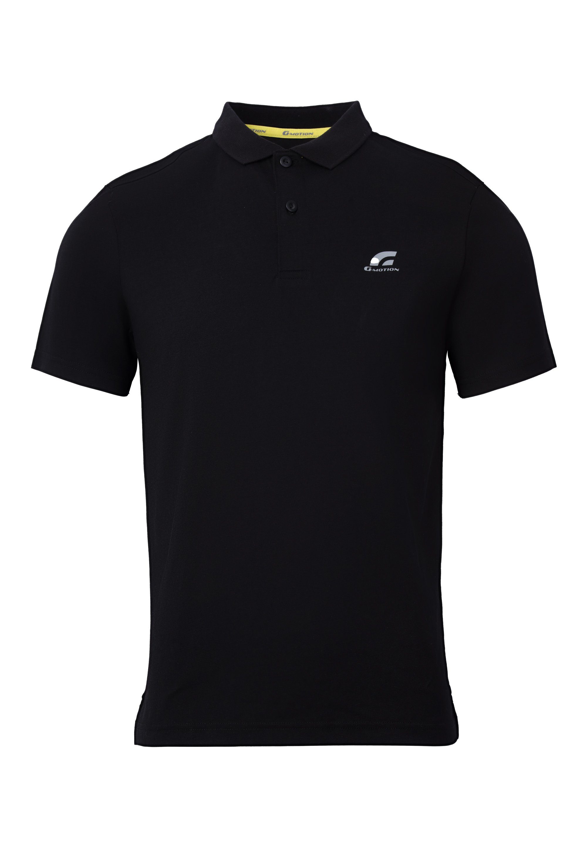 GIORDANO praktischer Quick-Dry-Funktion Poloshirt mit schwarz