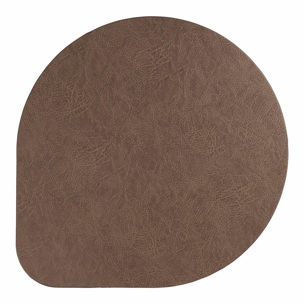 ASA SELECTION Platzset organic vegan leather 36.5 cm Nougat