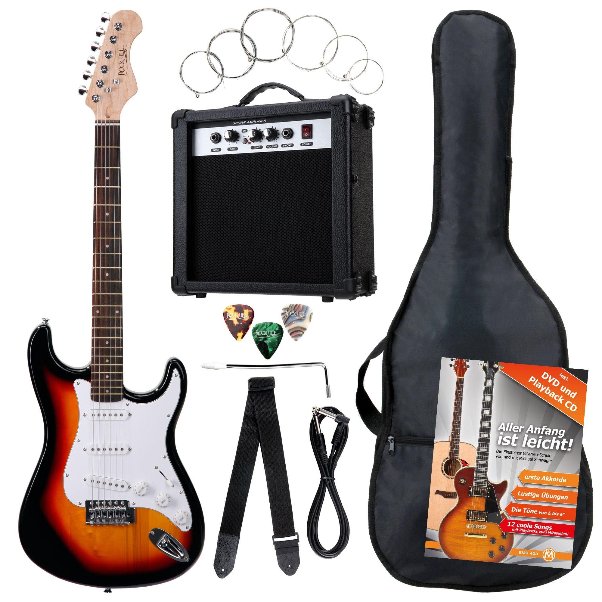 E-Gitarre Banger's Pack elektrische Gitarre Komplettset