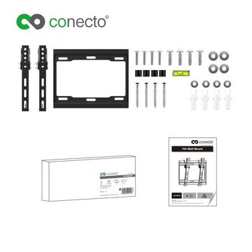 conecto TV Wandhalter für LCD LED Fernseher & Monitor TV-Wandhalterung, (bis 42 Zoll, neigbar)