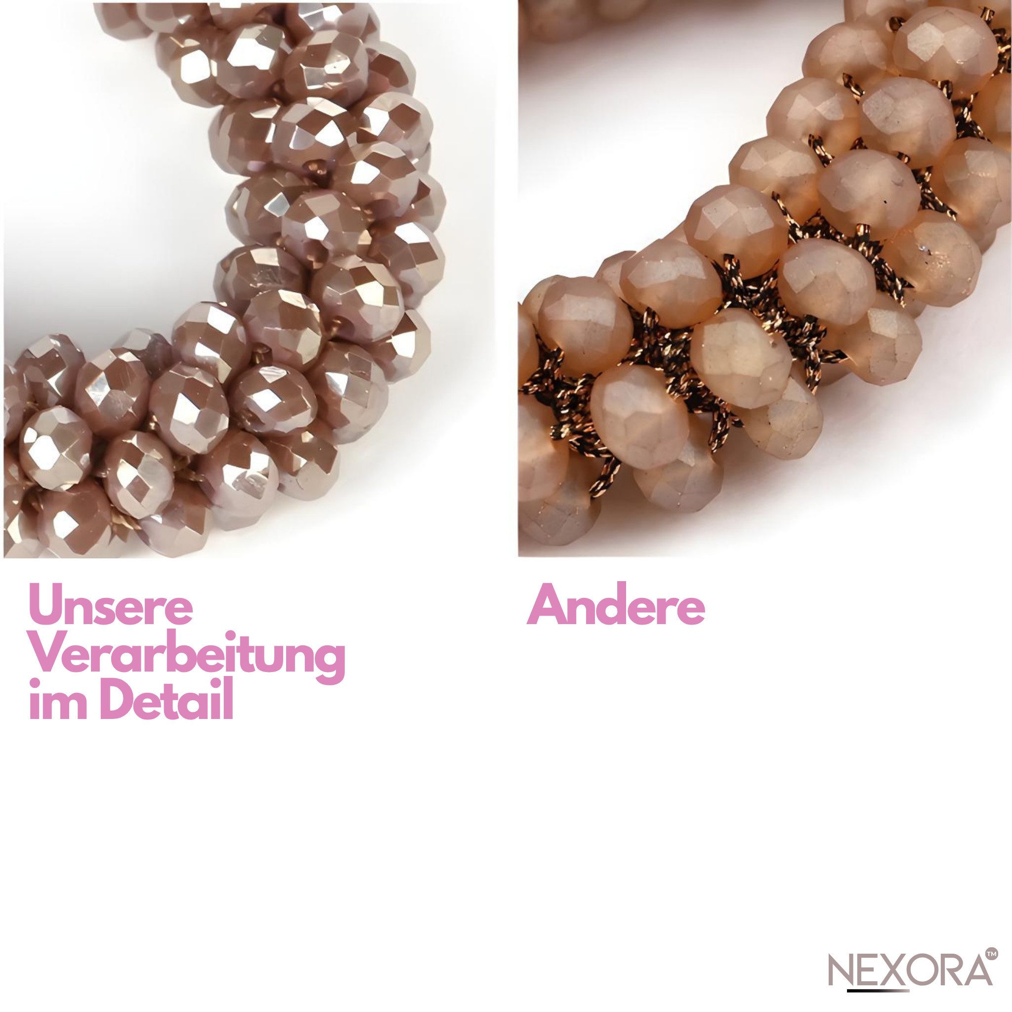 NEXORA Perlenohrringe Perlenohrringe Damen Boho Statement Tropfen Ohrringe (Paar, Paar), Perlenoptik, Tropfenform, goldfarbene Ohrhaken, leicht, elegant