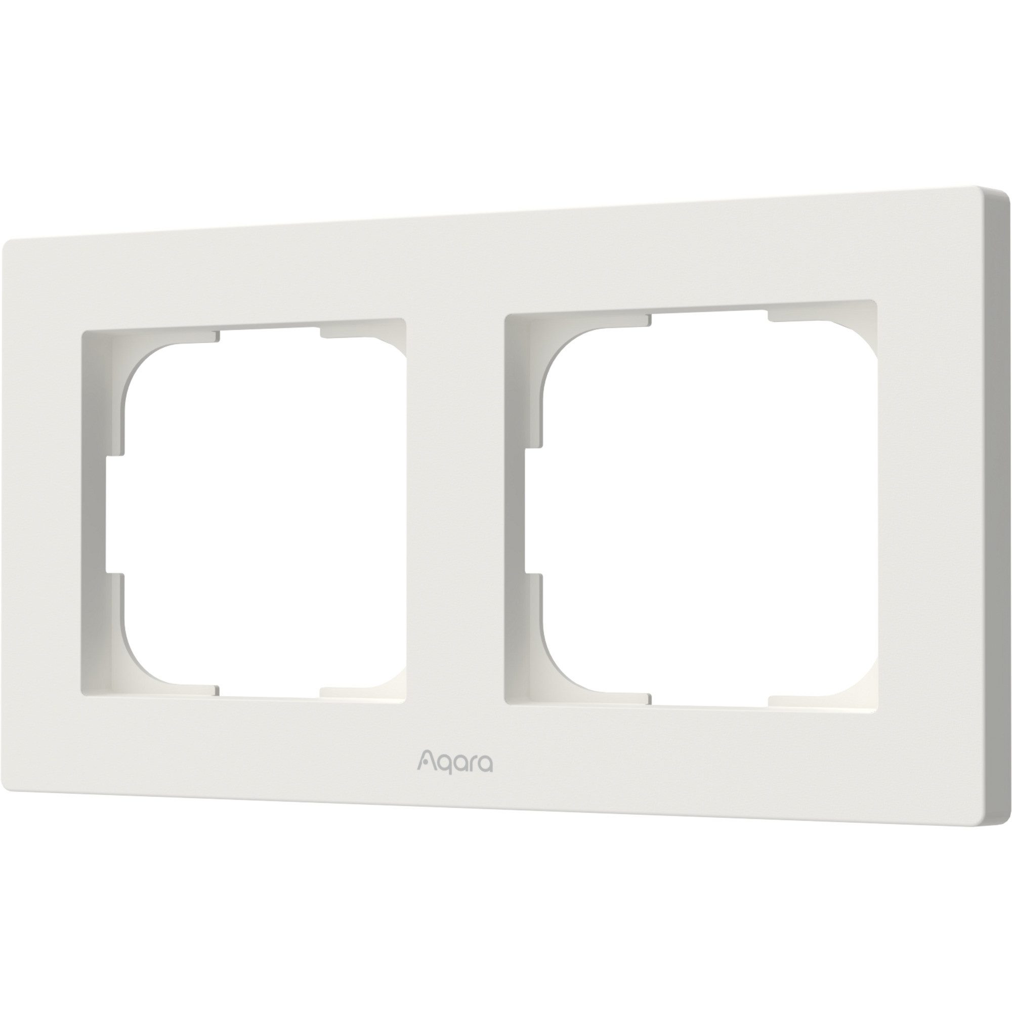 Aqara Aqara Switch Frame H2 EU (2-Gang), Einbaurahmen, Smarter Lichtschalter