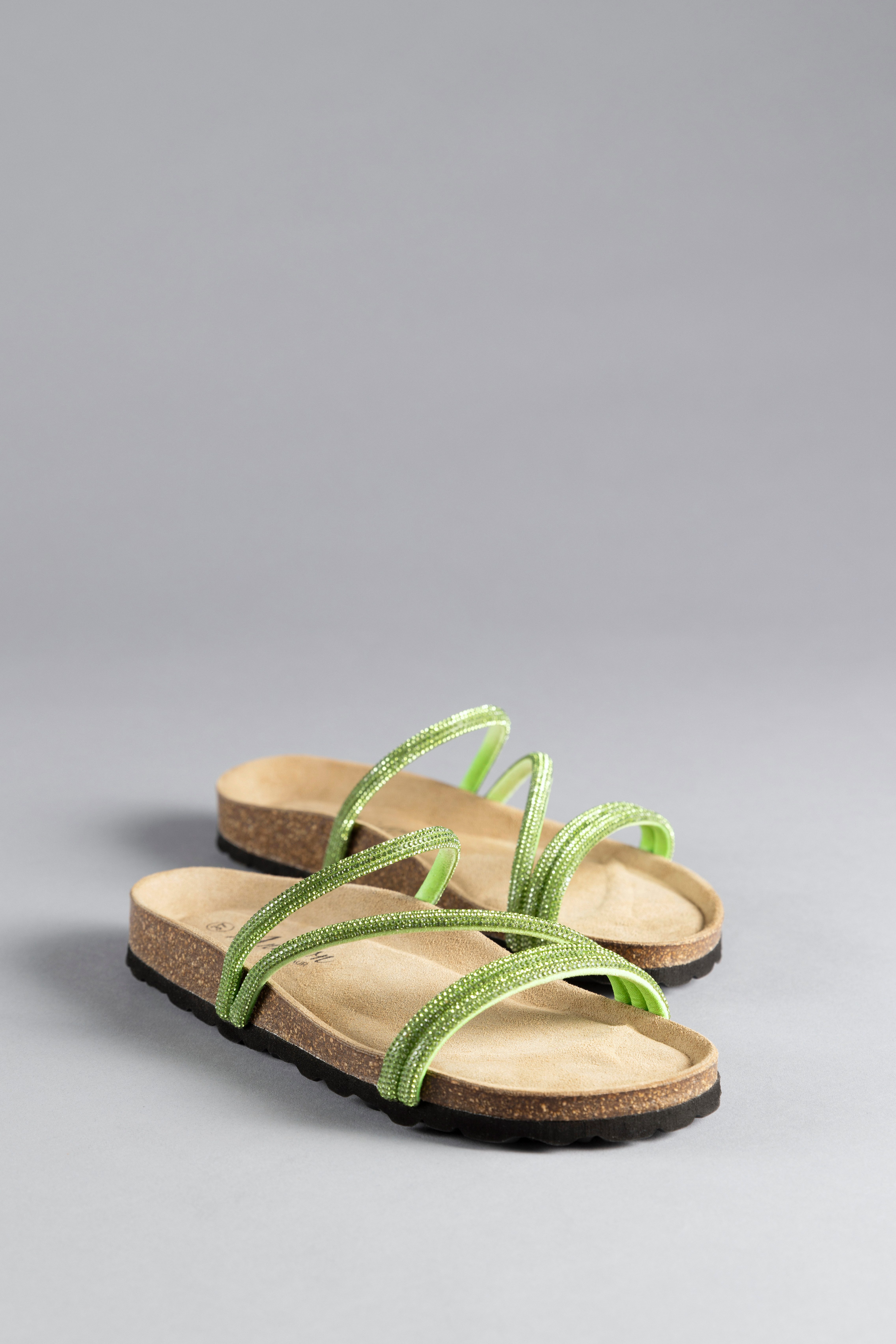Aniston SHOES Pantolette, Sommerschuh, Strandschuh, Glitzersteine günstig online kaufen