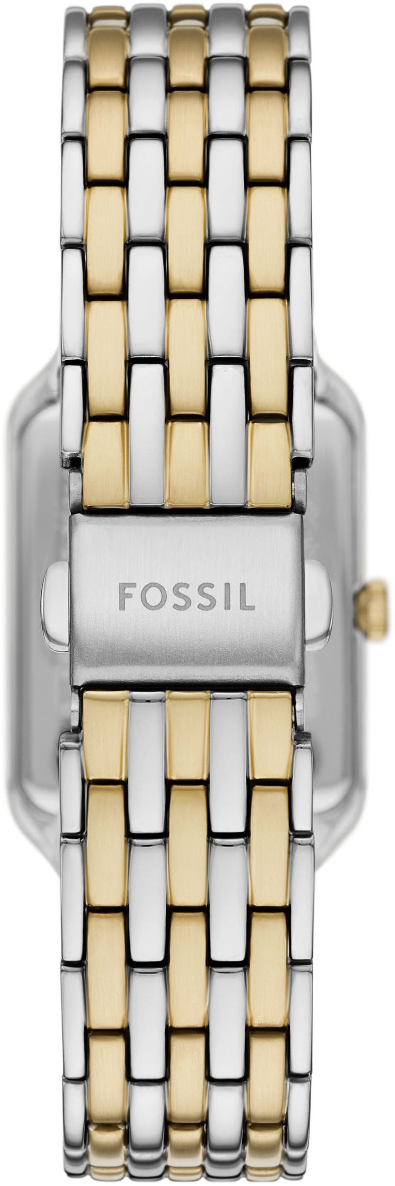 Fossil Quarzuhr RAQUEL ES5376SET, (Set, 2-tlg., mit Armband), Armbanduhr, Damenuhr, Edelstahlarmband, Ideal auch als Geschenk