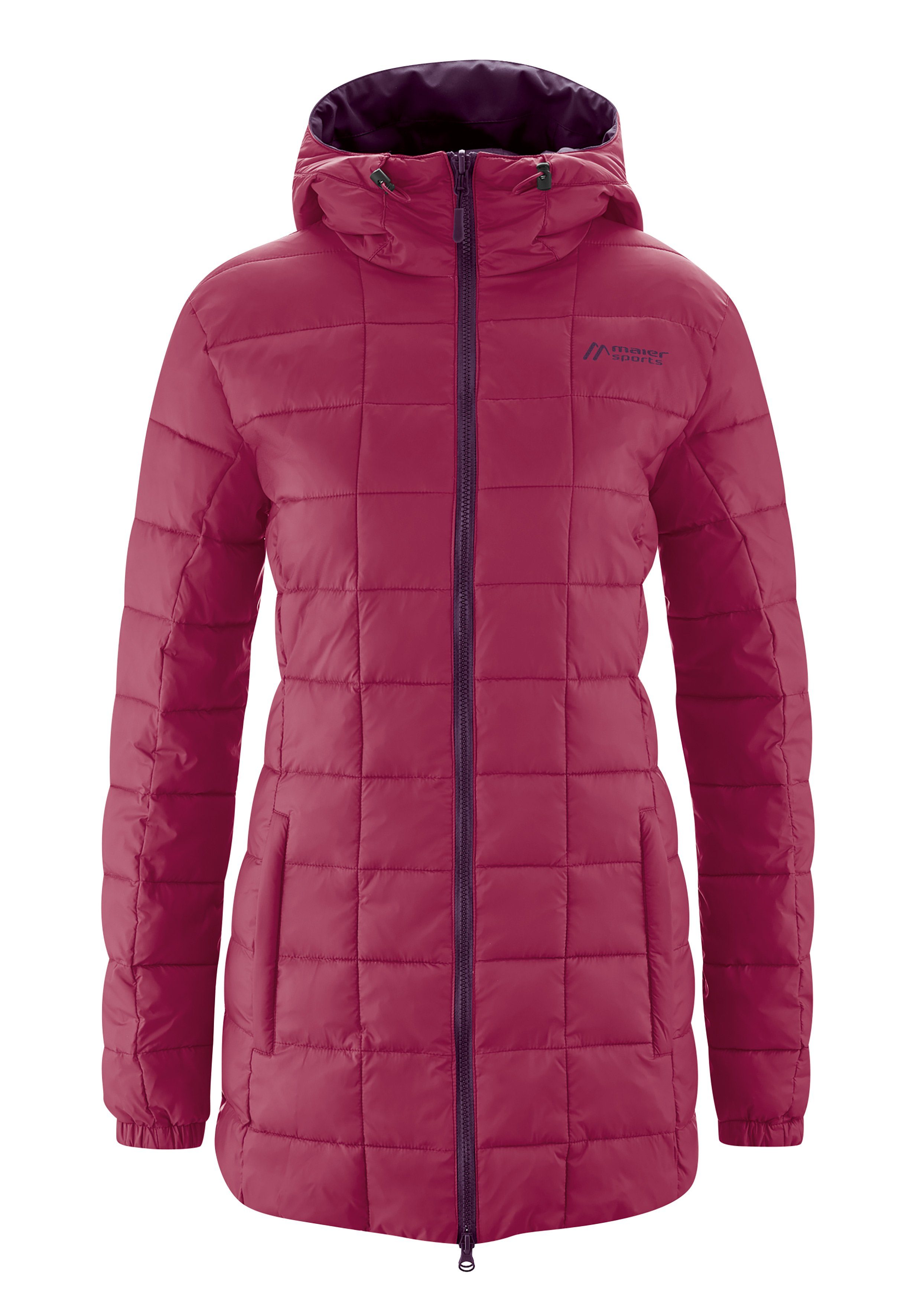 Maier Sports Funktionsjacke Tiana Kuschelig Outdoor Reise für Wendemantel und warmer